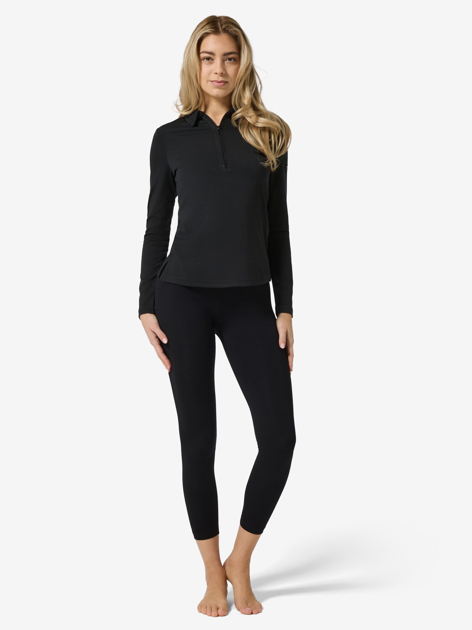 SUPER.NATURAL Funktionsleggings für Damen, Merino W SUPER LUX TIGHT bietet luxeriöse Optik und Komfort
