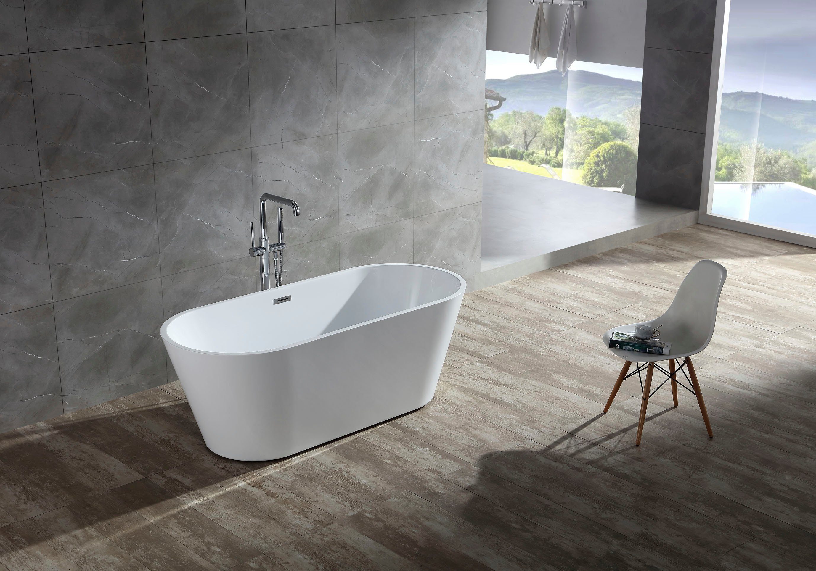 welltime Badewanne Tavira, freistehend, aus hochwertigem günstig online kaufen