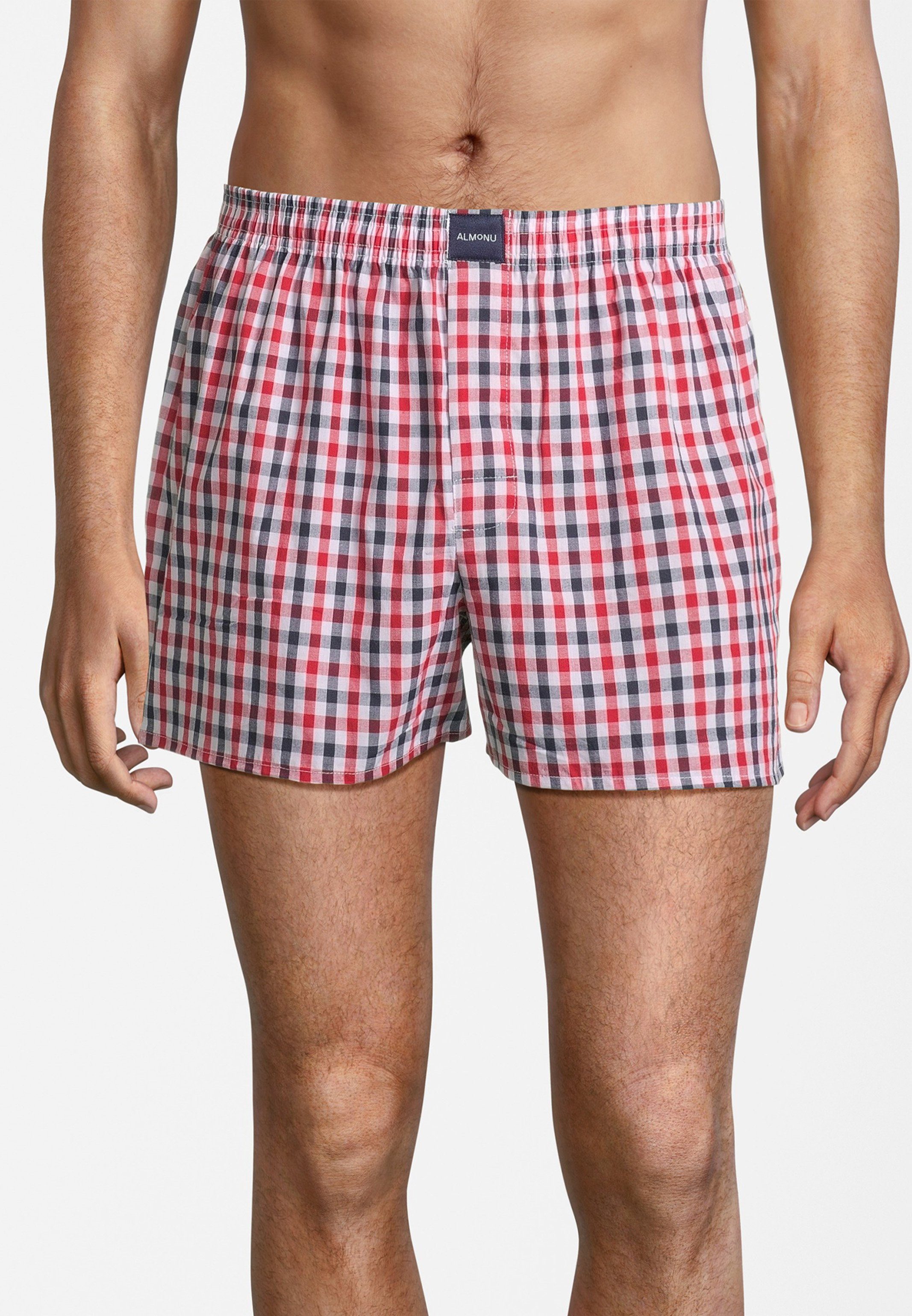 Almonu Boxershorts 6er Pack Web (Spar-Set, 6-St) Boxershorts - Baumwolle - günstig online kaufen