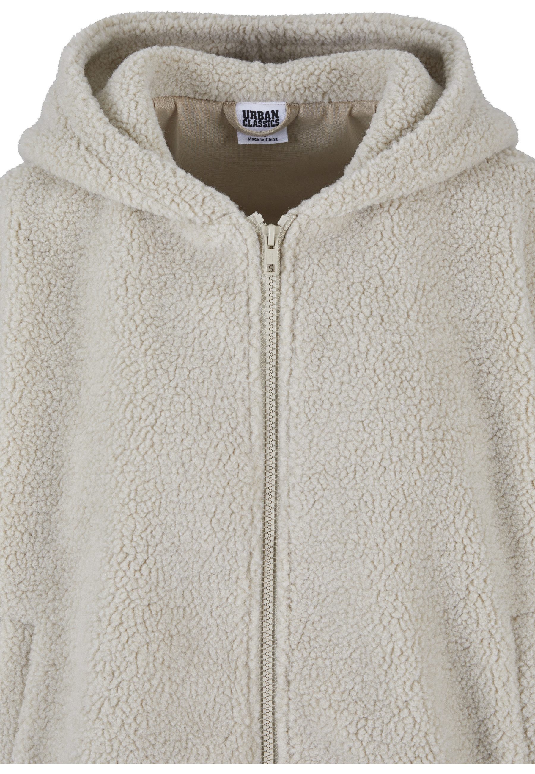 URBAN CLASSICS Sweatjacke Urban Classics Damen Ladies Oversized Sherpa Zip Hoody