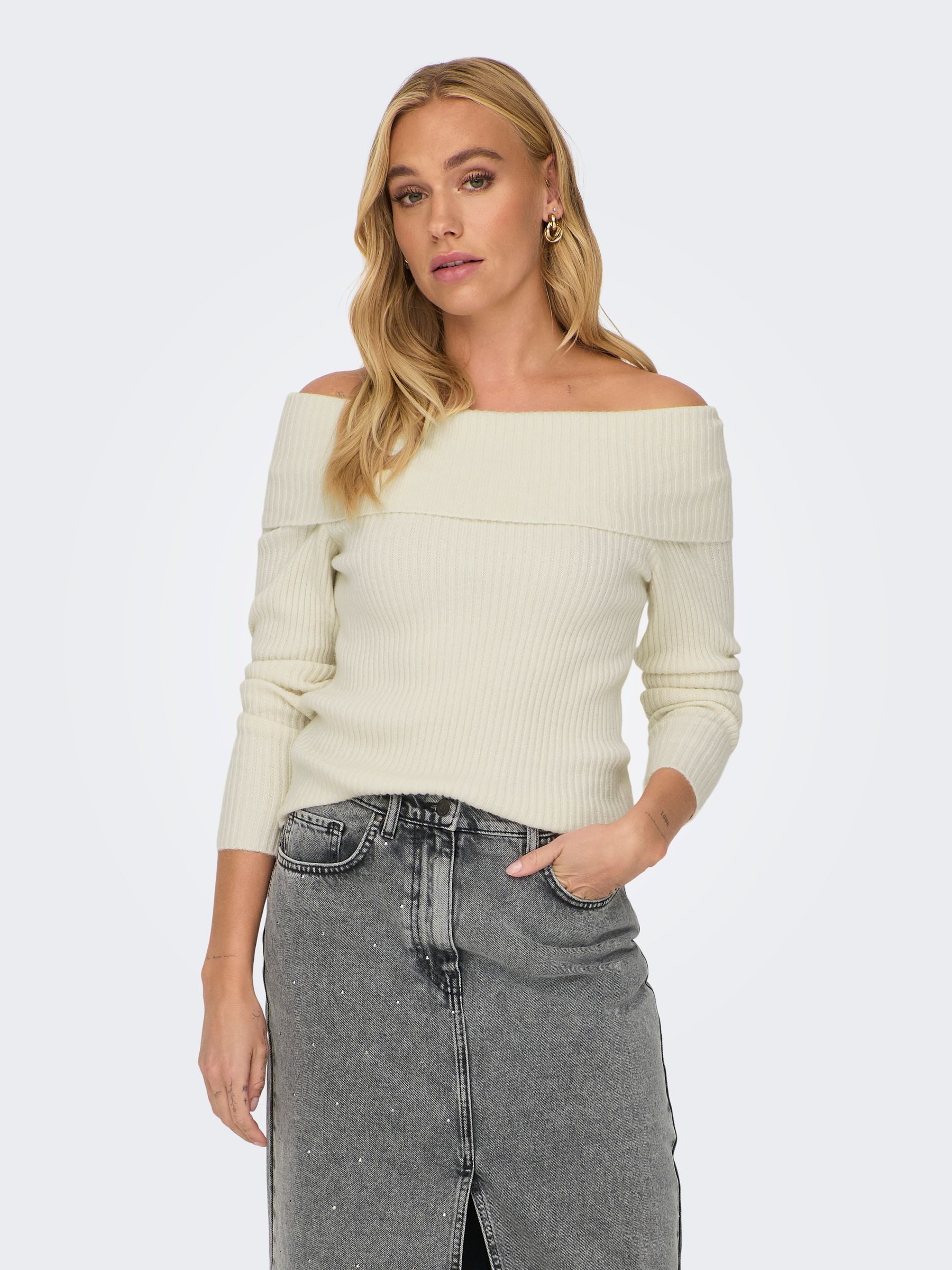 ONLY Strickpullover ONLKATIA LS OFF SHOULDER günstig online kaufen