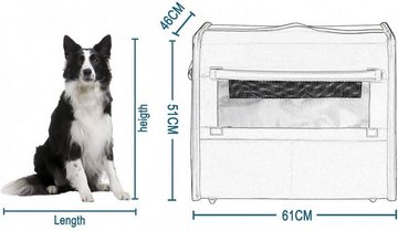 EUGAD Tiertransporttasche, Hundebox Katzenbox von S bis XXL Transportbox