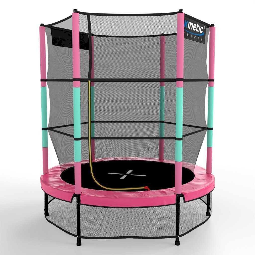 Sports Kindertrampolin »TPL140«, Ø 140,00 cm, Schutzrand pink
