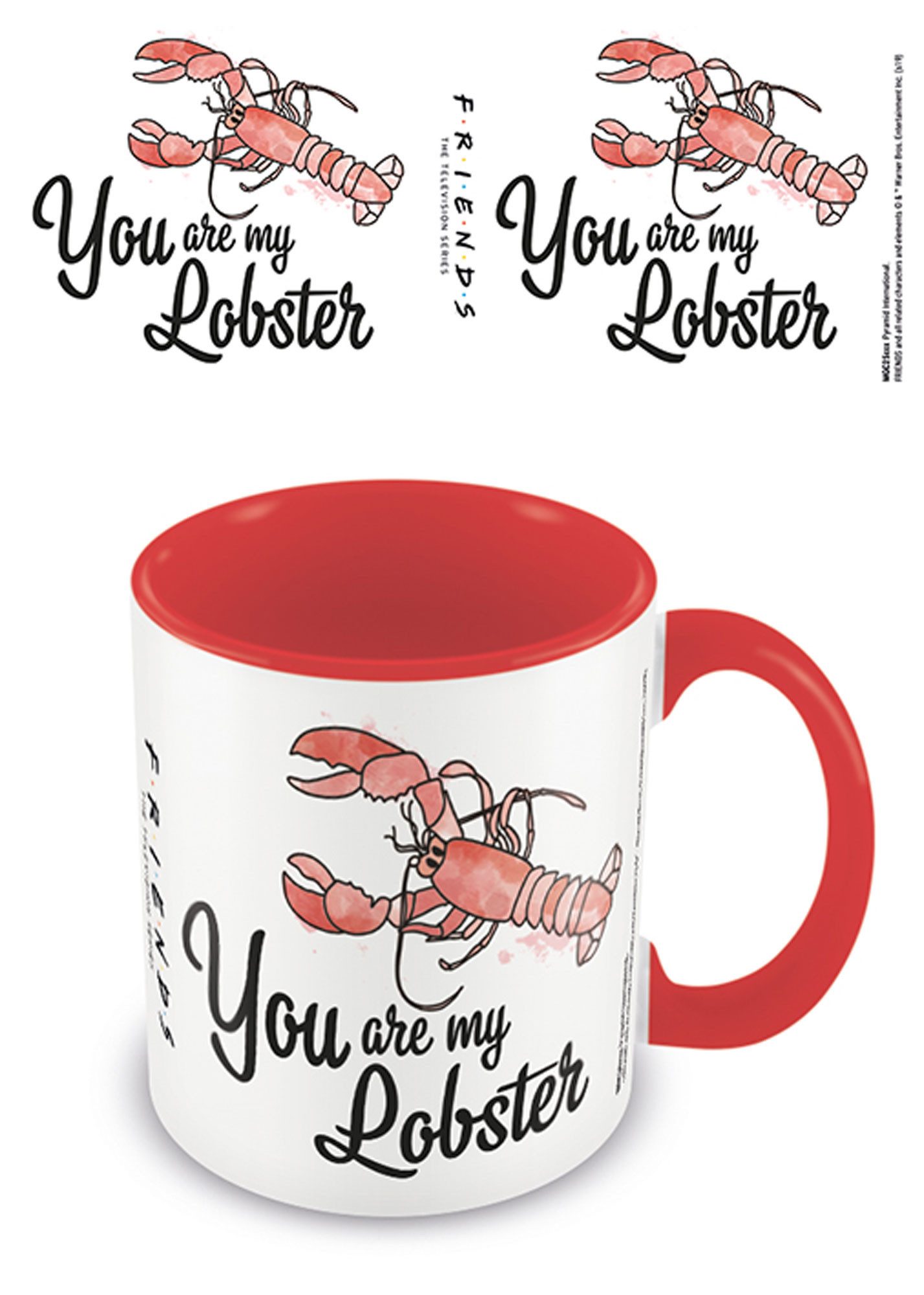Tasse Friends - Lizenz Tassen - You are my Lobster - red