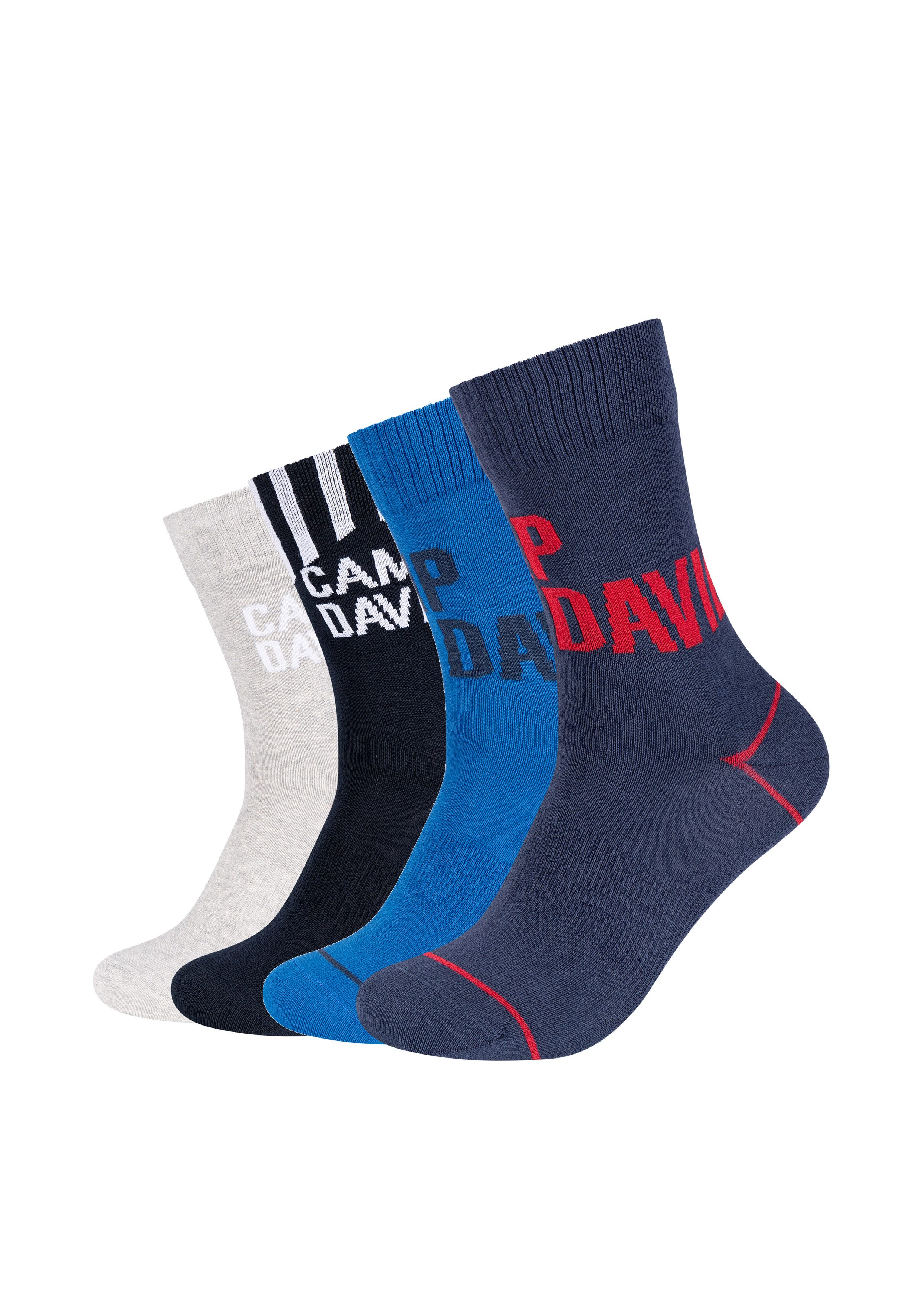 CAMP DAVID Socken casual (4-Paar) mit elastischem Bund günstig online kaufen