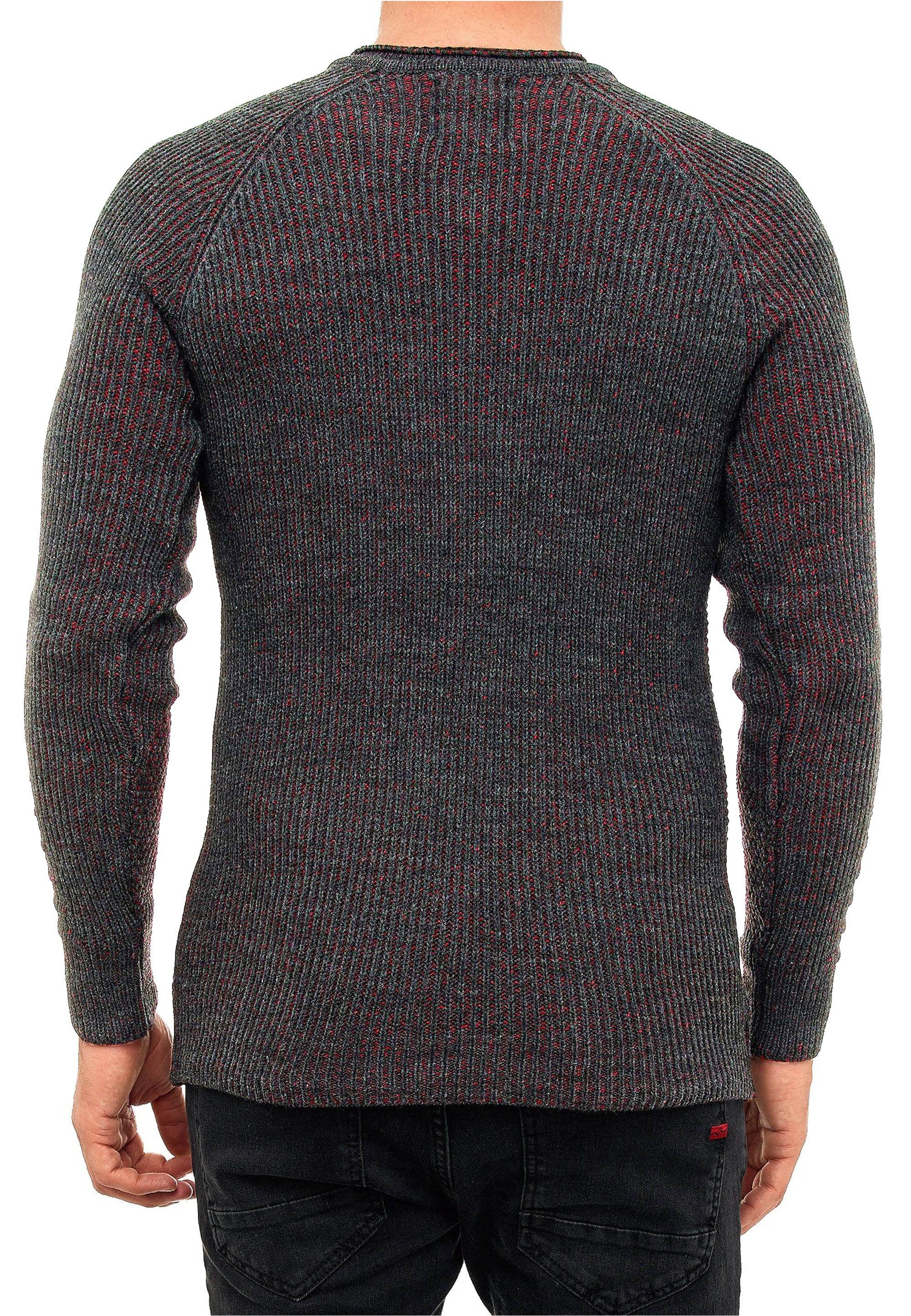Rusty Neal Strickpullover mit ausgefallenem Strickmuster