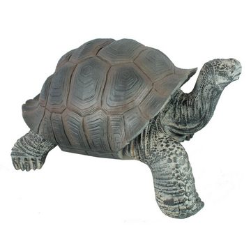 colourliving Gartenfigur Schildkröte Figur Tierfigur lebensecht wirkend, (exotische Dekoration), Reptilien Figur, 44 cm, handbemalt, detailreiche Darstellung