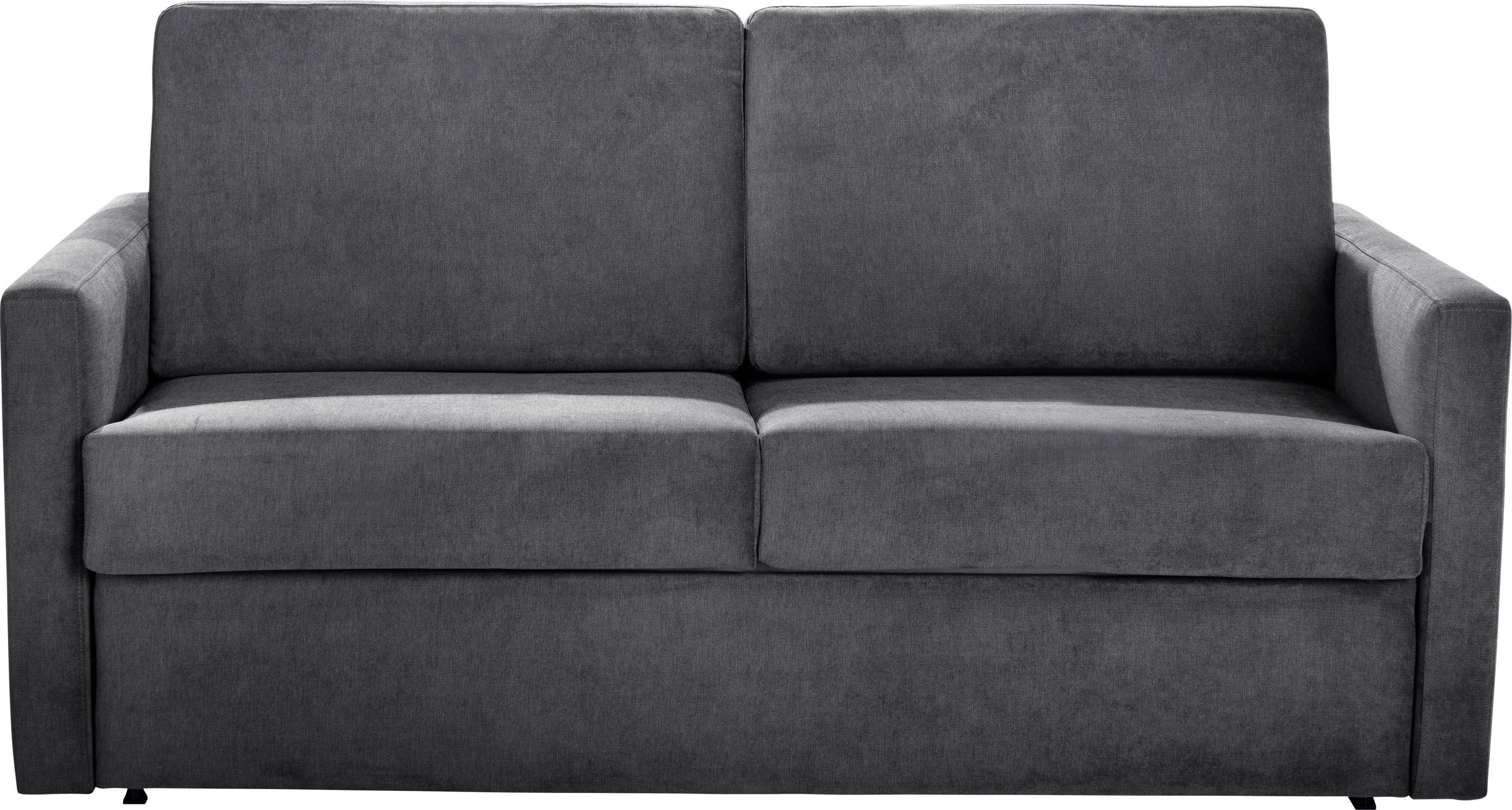 Places of Style Schlafsofa Goldpoint 162 cm, Dauerschläfer, Liegefläche 120/200cm, 2-Sitzer mit Bettfunktion, Bonell-Federkernmatratze