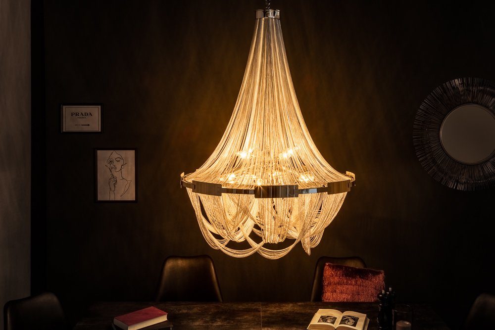 riess-ambiente Kronleuchter ROYAL XL 70cm silber, günstig online kaufen