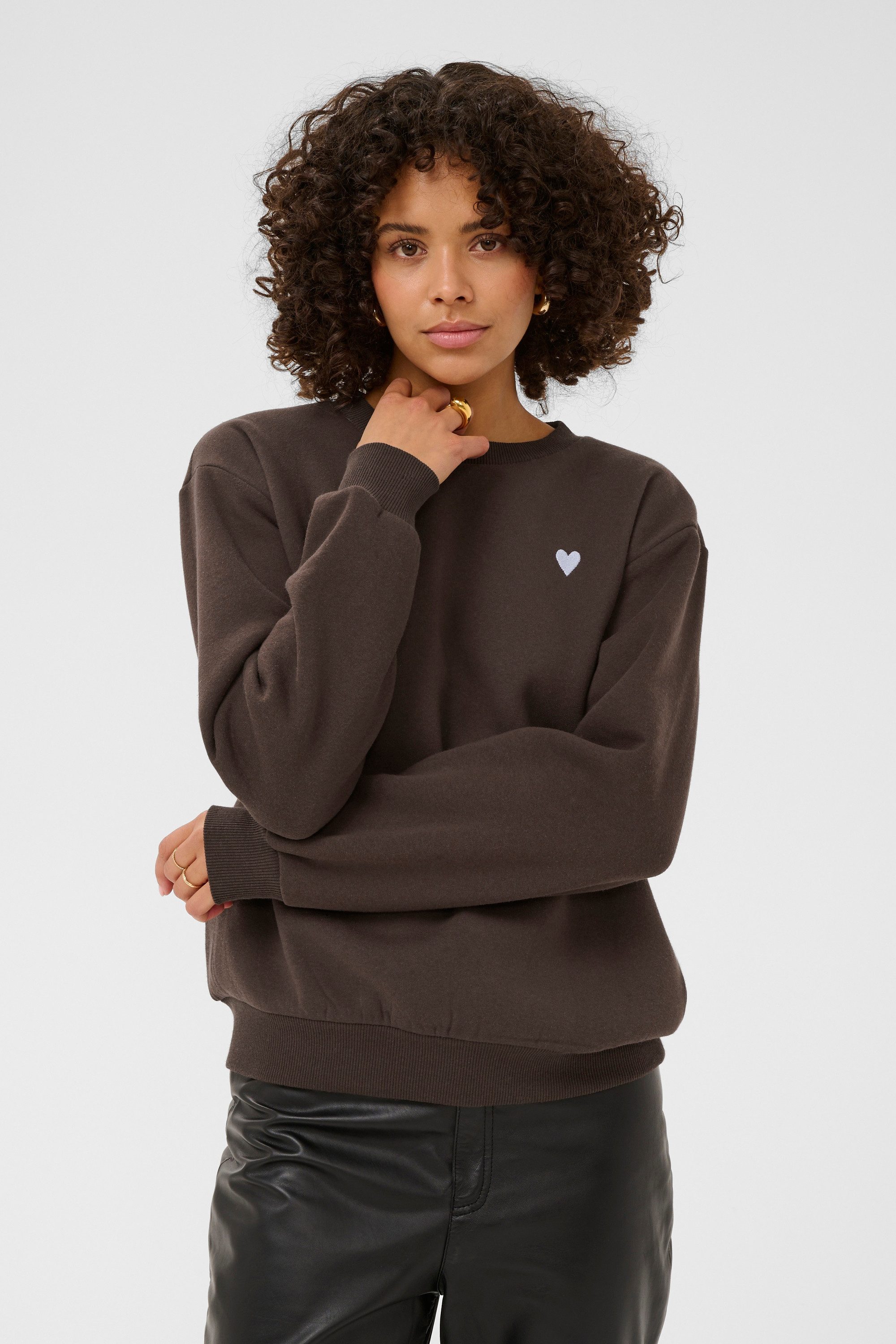 KAFFE Fleecepullover Sweatshirt KAliddy