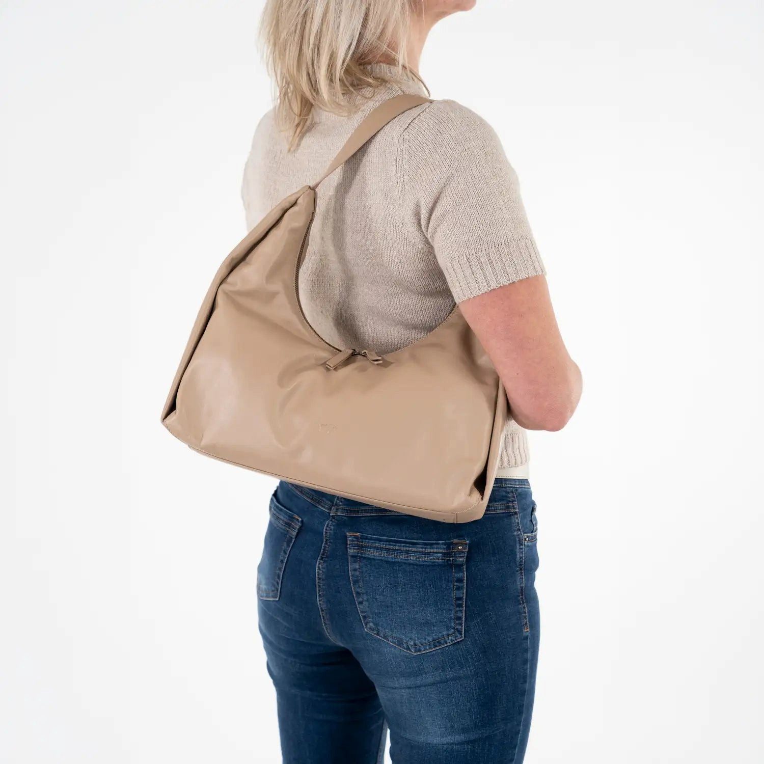 Braun Büffel Handtasche LOTTA Hobo Bag L sand