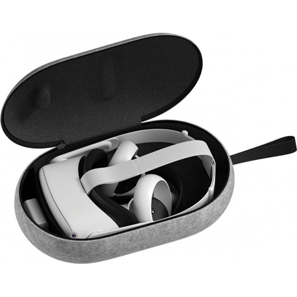 Oculus VR Brillen Hülle Meta Quest 2 Case VR Brillen Tasche - Tragetasche - grau