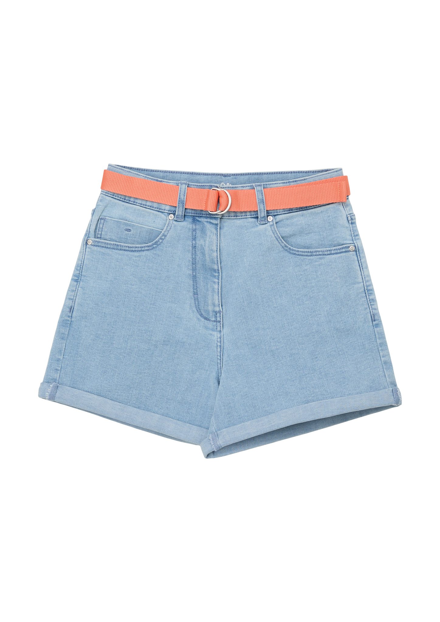 s.Oliver Jeansshorts / Rise Jeans-Shorts Waschung / / High Wide Leg Fit Loose