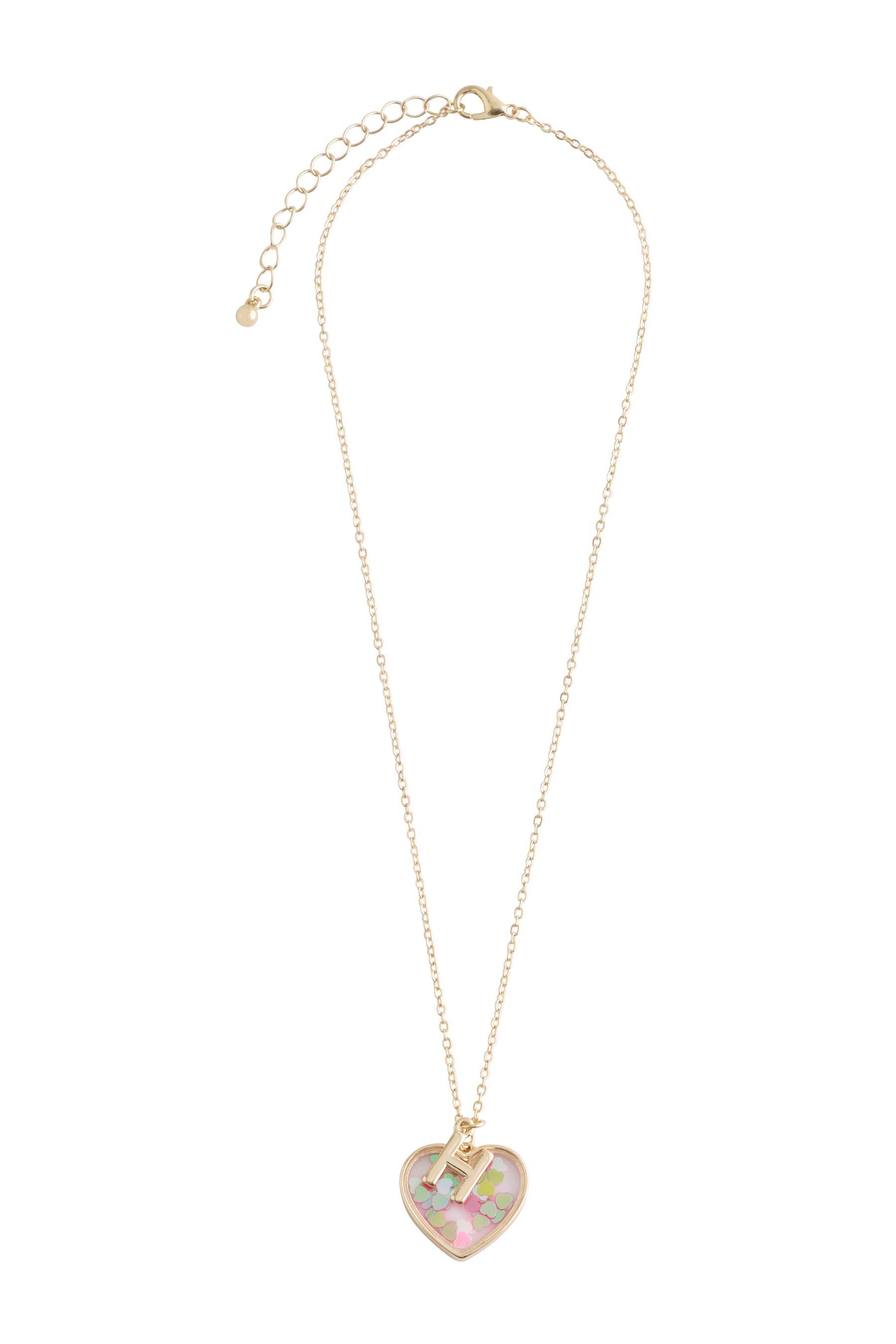 Next Herzkette Halskette mit Herz-Initialanhänger (1-tlg)