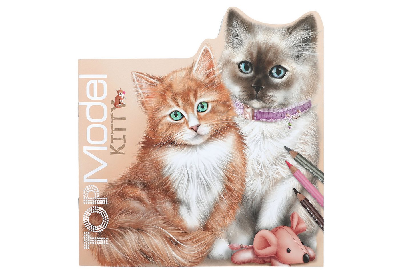 Depesche Skizzenbuch TOPModel Kitty Malbuch figürlich mit Kitty und Doggy, Kreatives Zeichnen für Kinder