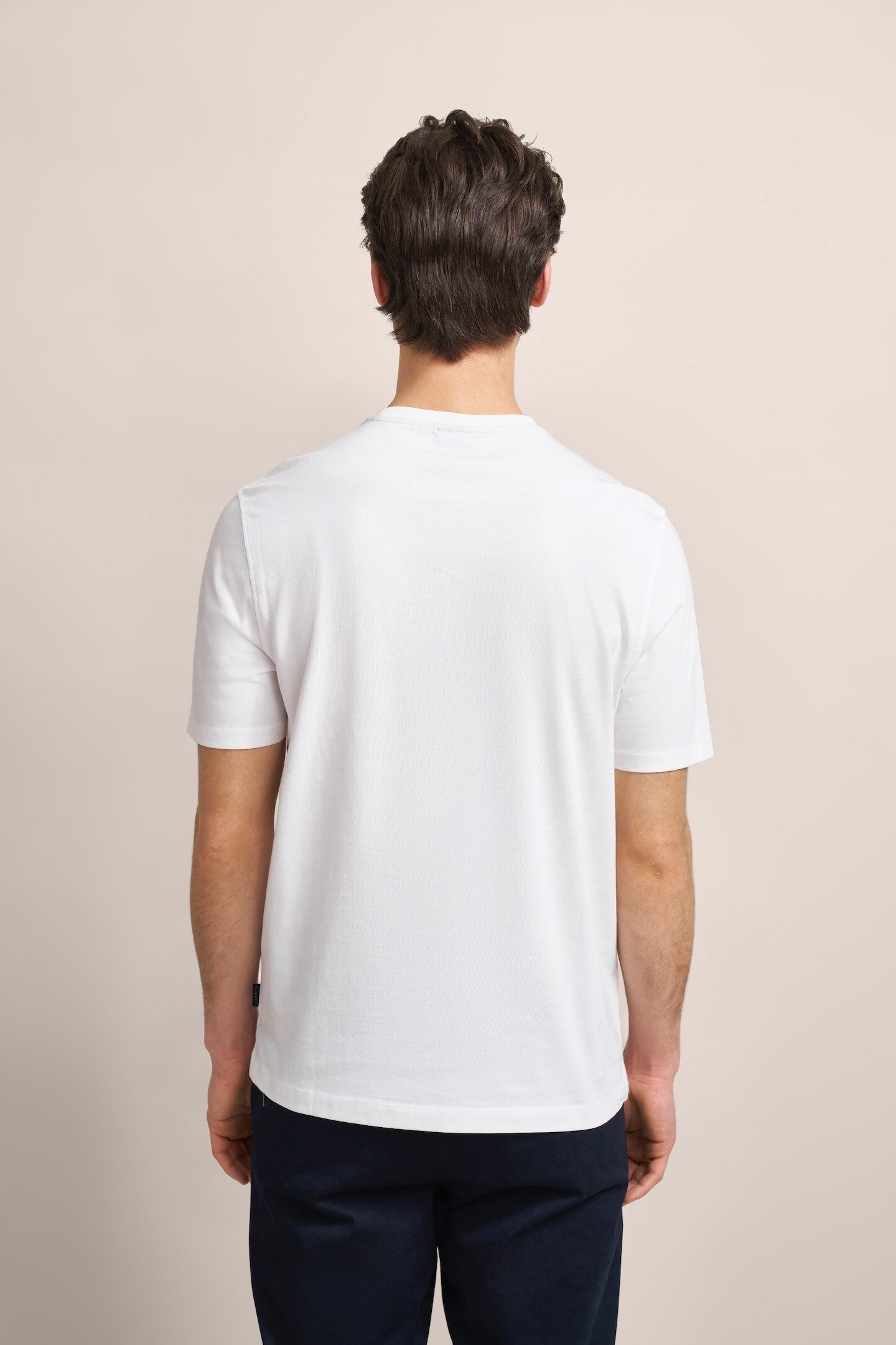 bugatti T-Shirt, mit gummiertem Logo-Print günstig online kaufen