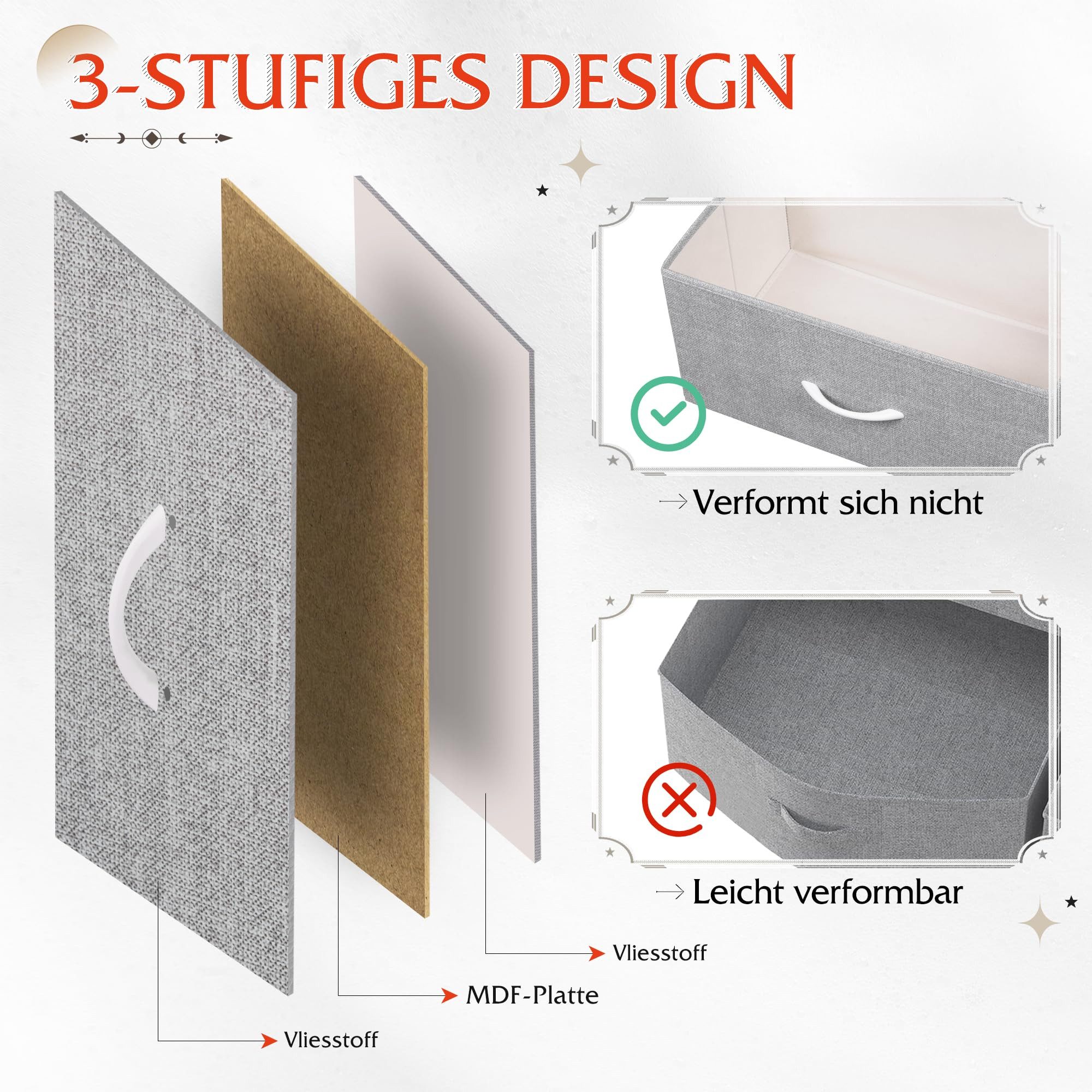 WLIVE Beistelltisch Nachttisch mit Stoffschublade & Ablage, 40×30×63 cm, Metallrahmen (1 Tisch), platzsparender Nachtschrank fürs Schlafzimmer & Wohnzimmer – Bild 5 von 5