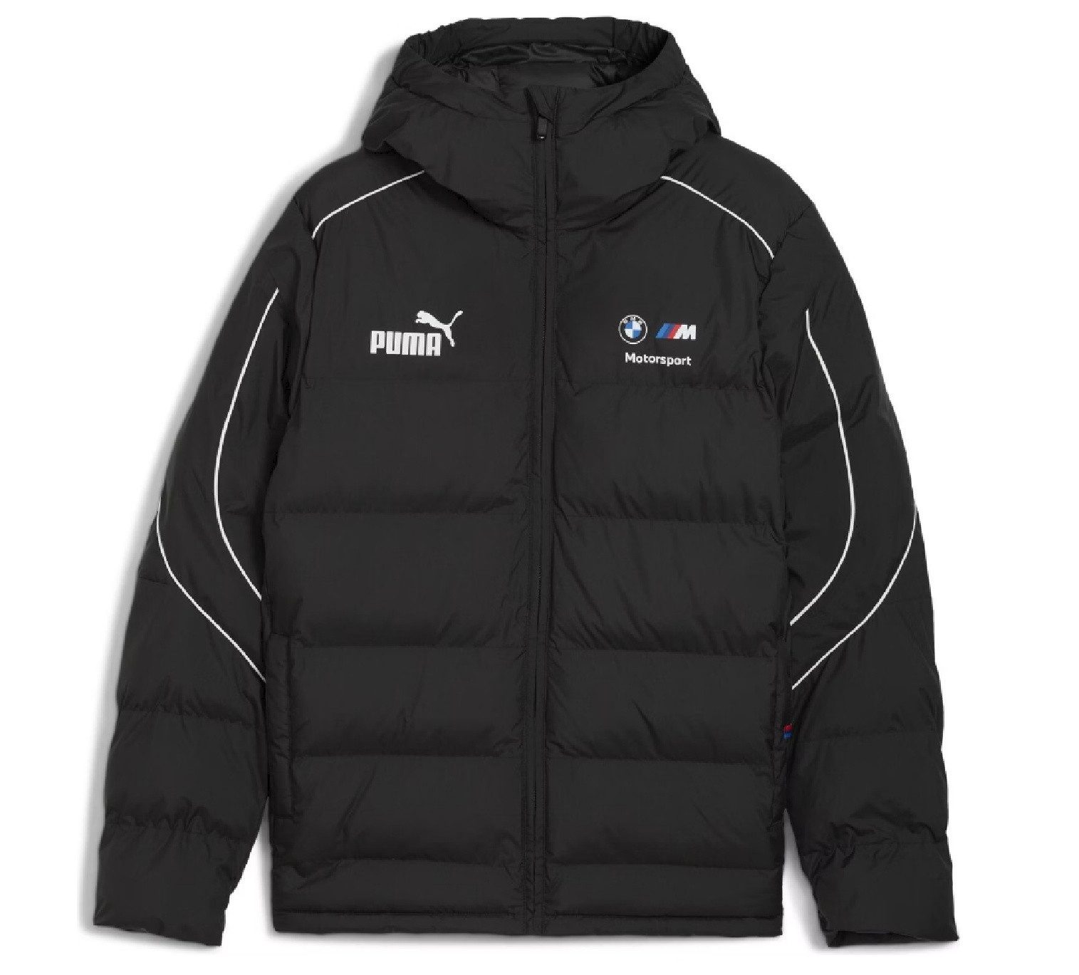 BMW Winterjacke BMW M Motorsport Herren Pufferjacke Schwarz Stehkragen Wint günstig online kaufen