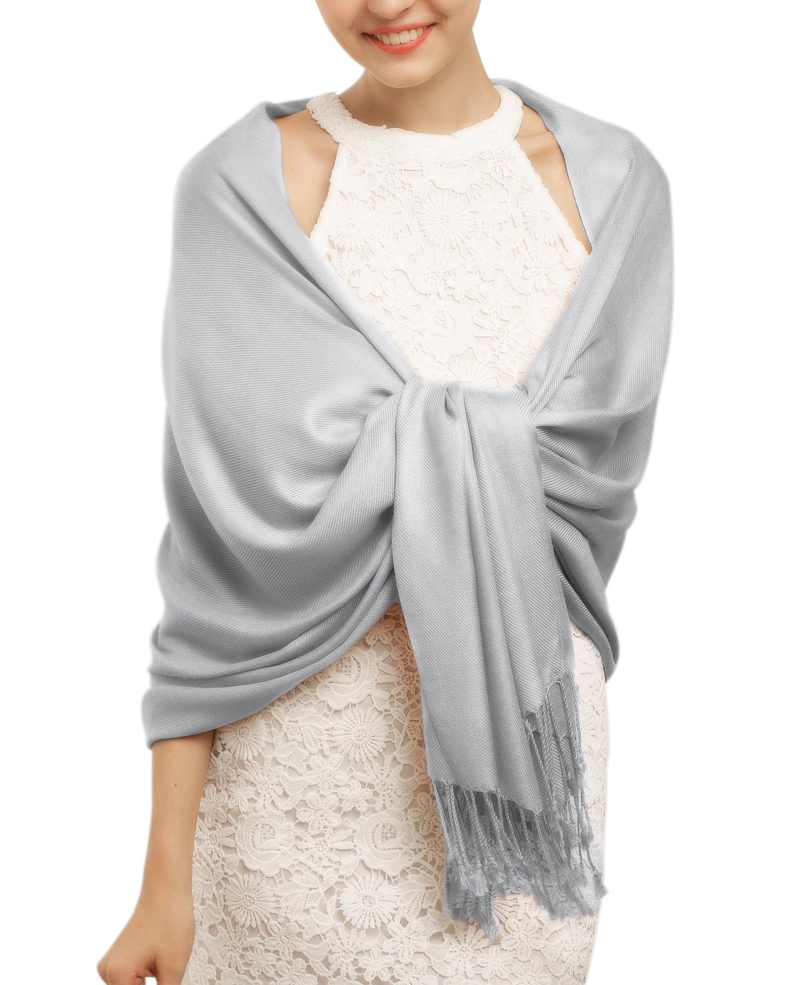 Coonoor Modeschal Damen Schultertuch Abendkleid festlich Schal, mit quasten günstig online kaufen