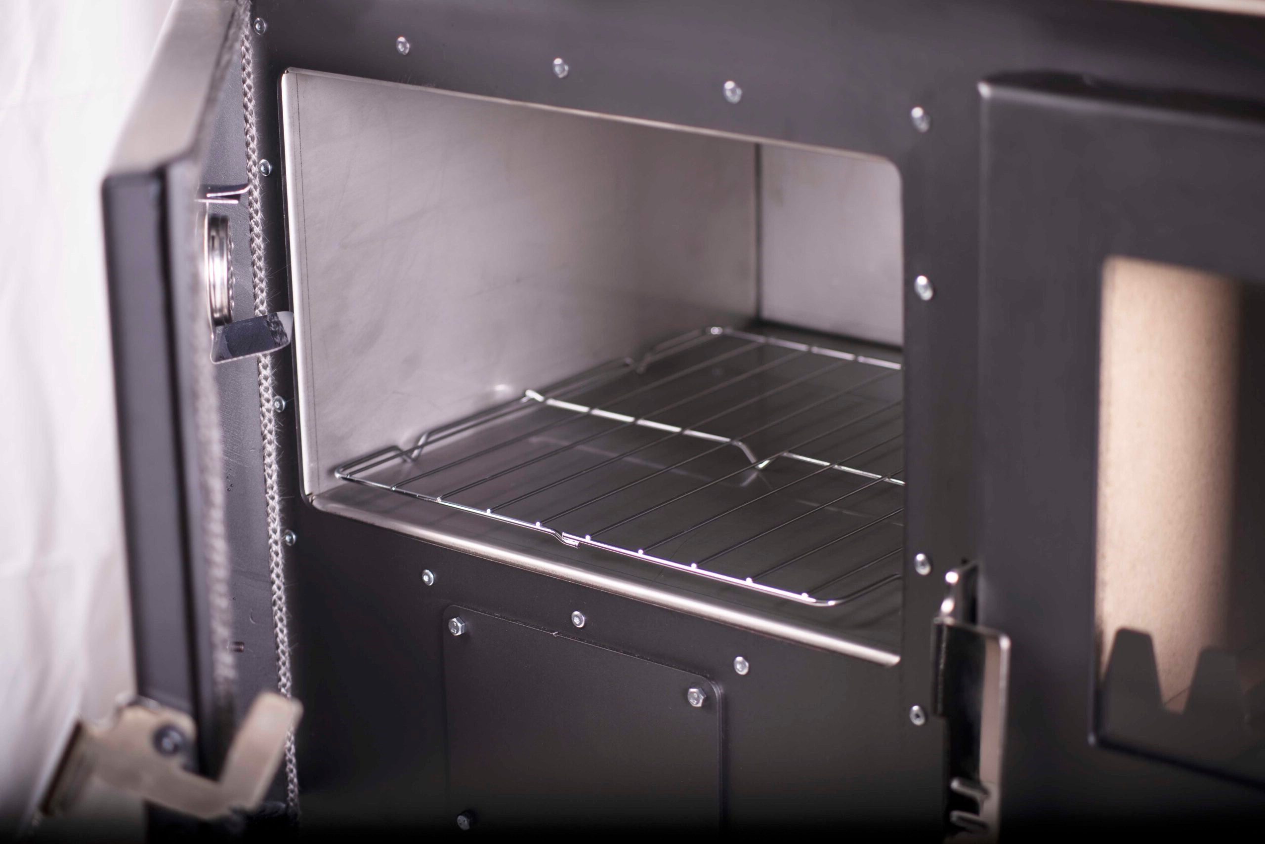 Verso Kaminofen CS PLUS INOX Ivory links