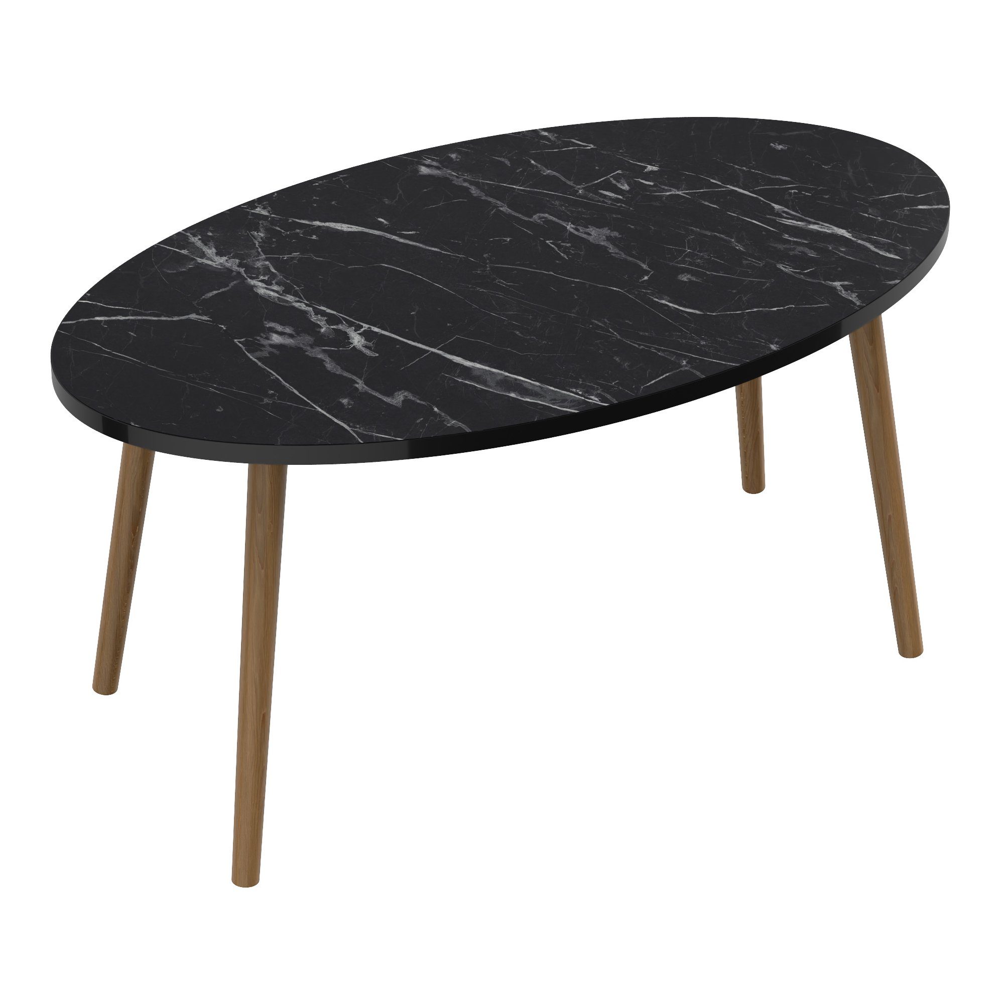 en.casa Couchtisch, »Sindal« Sofatisch oval 41 günstig online kaufen