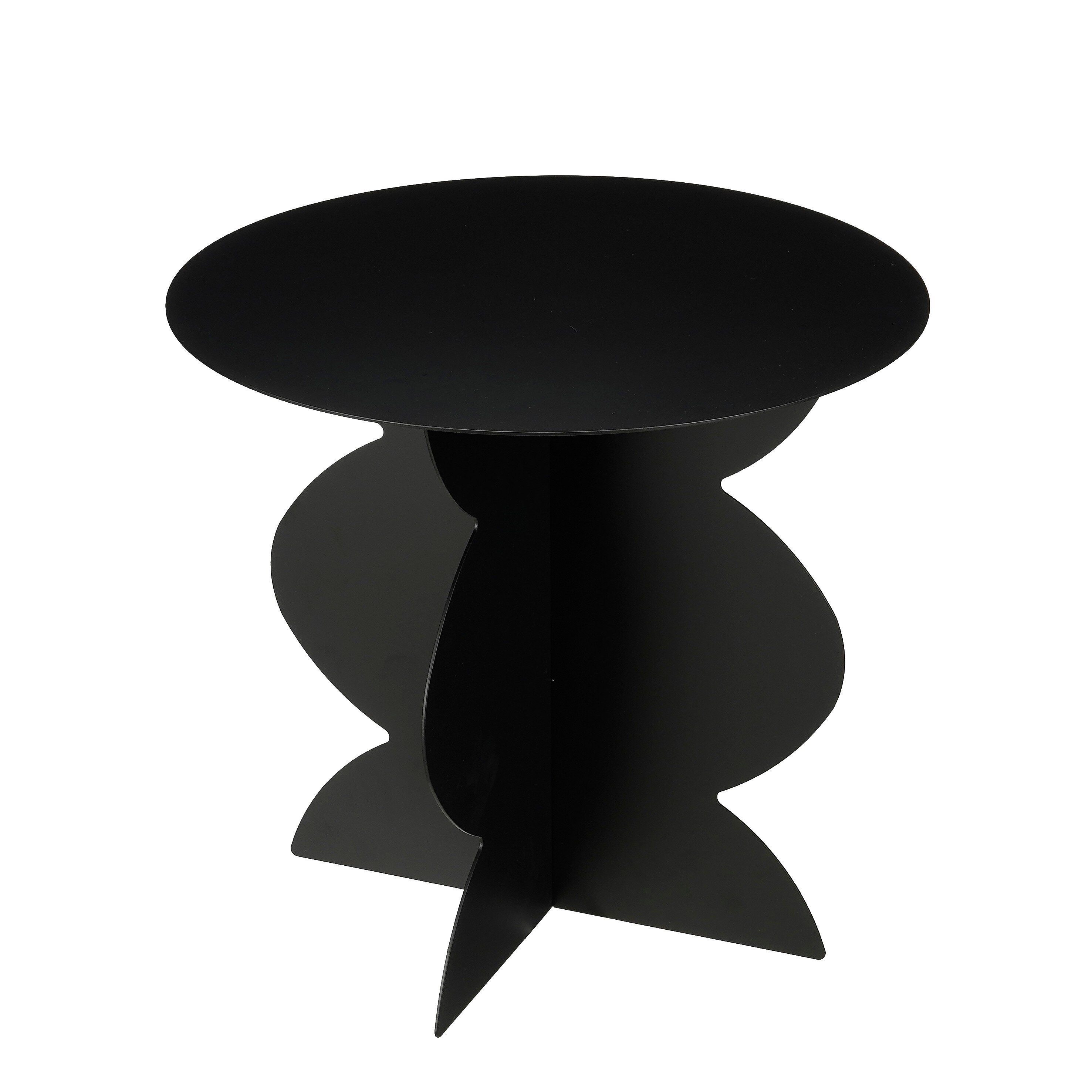 Beistelltisch Mica Decorations Rafi Beistelltisch schwarz - h40xd45cm