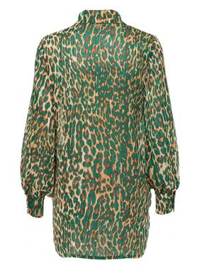 Sarah Kern Longbluse Hemd koerpernah mit Leopardenmuster