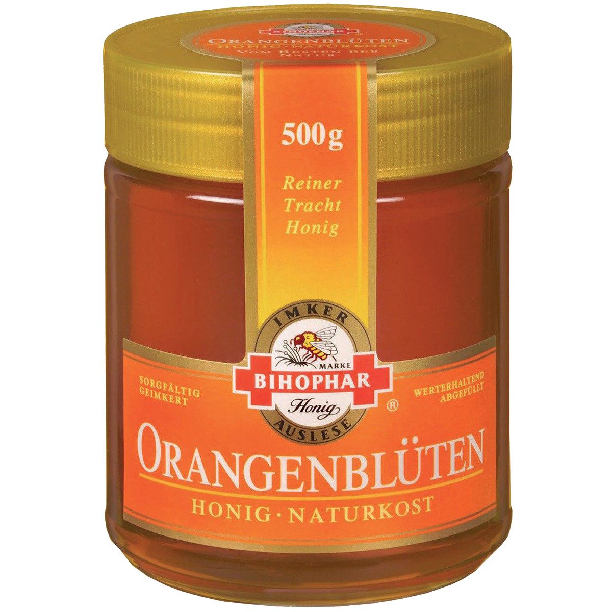 BIHOPHAR Honig, Bihophar Orangenblüten Honig aus südlichen sonnigen Regionen 500g