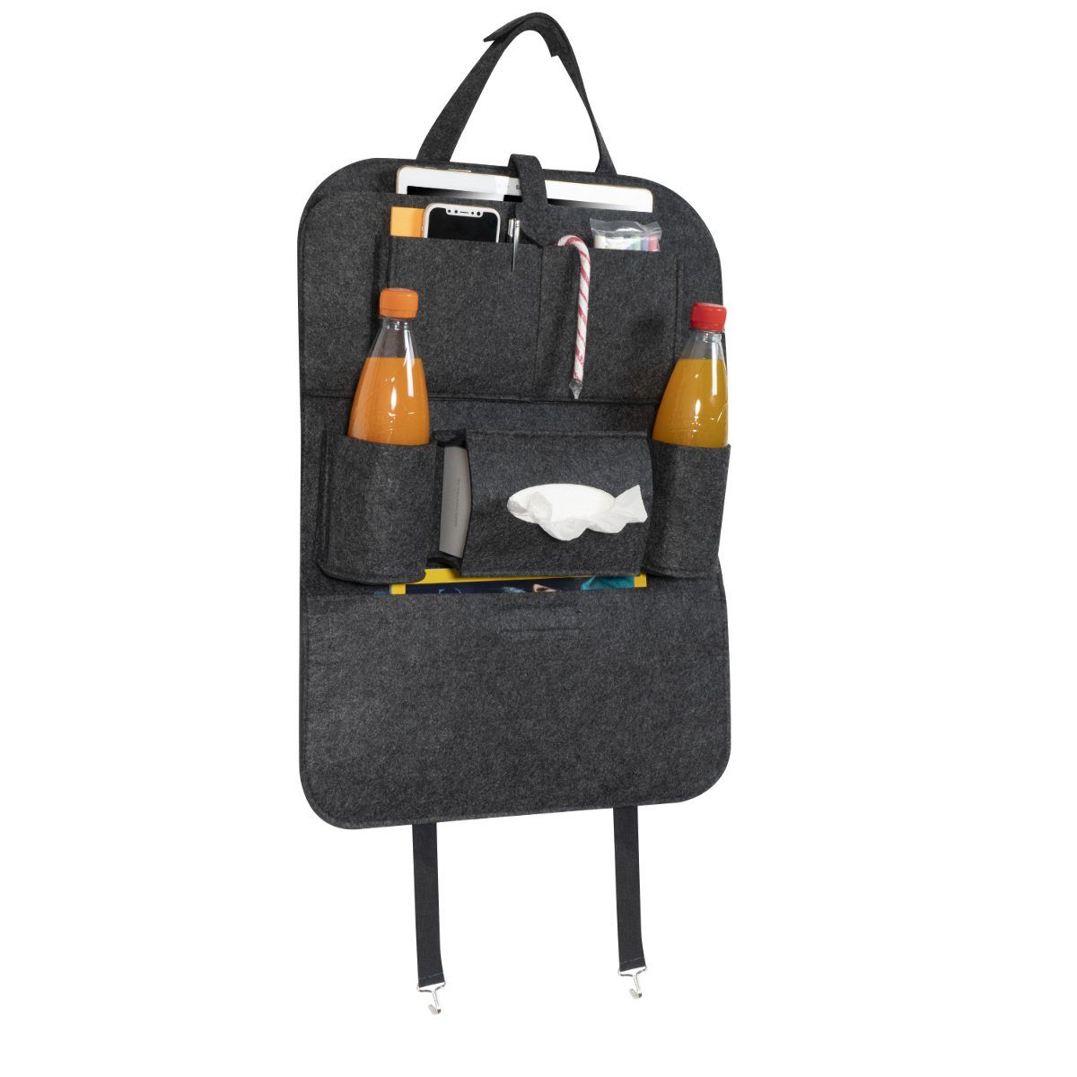 GartenHero Rücksitzorganizer Rücksitz Organizer mit Kühlfach Rücksitztasche  Rückenlehnentasche Autotasche