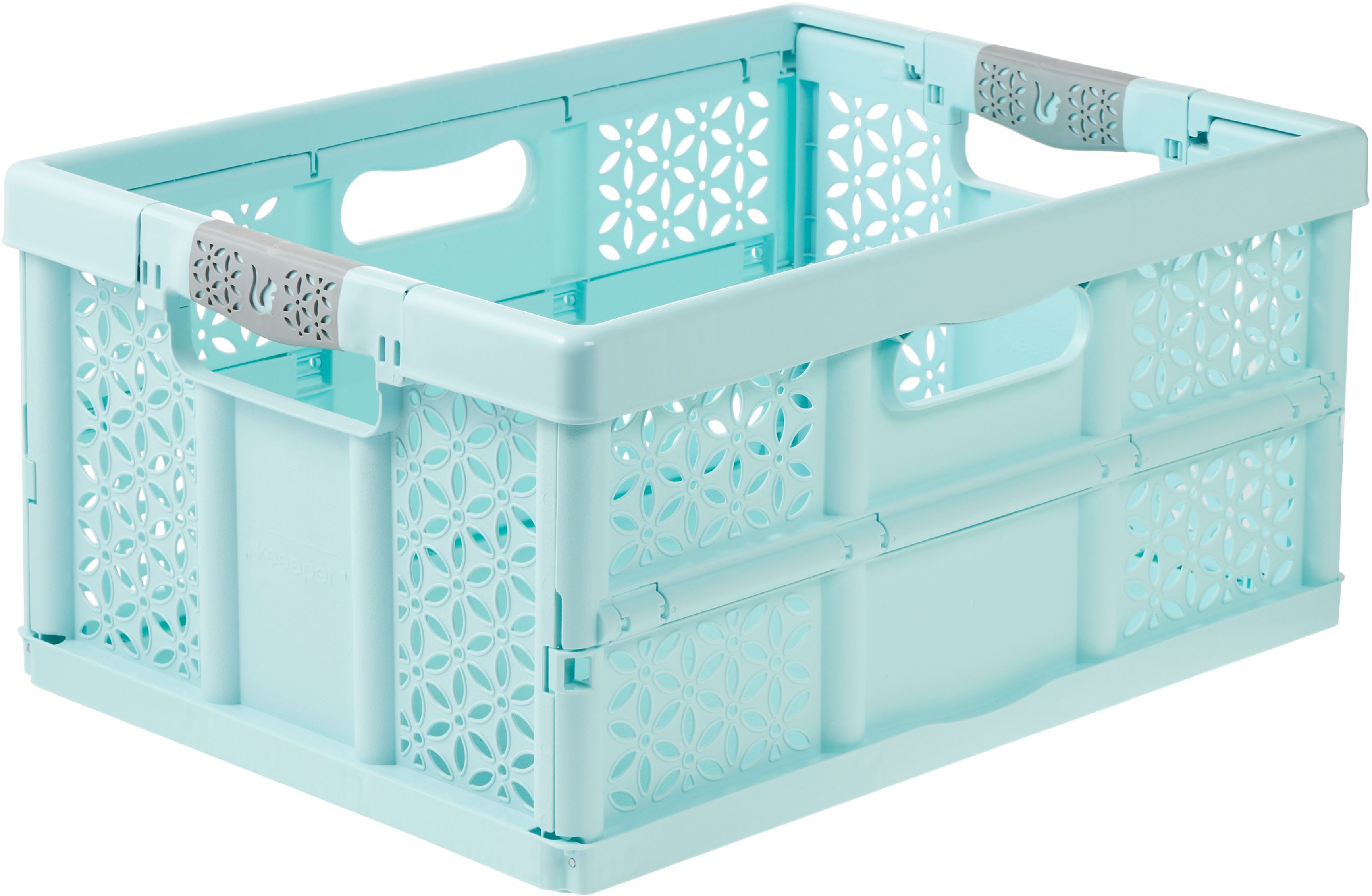 keeeper Klappbox lea 32l und faltbarere Isoliertasche nea 13l, 32 l, Soft-Touch-Griffe, zusammenklappbar, wasserabweisend