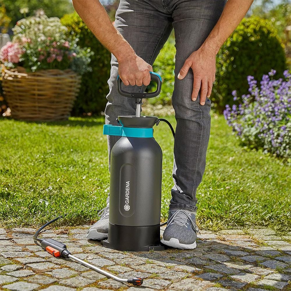 GARDENA Drucksprühgerät 11130-20, (Solo), Füllstandsanzeige, Sicherheitsdruckventil – Bild 4 von 5