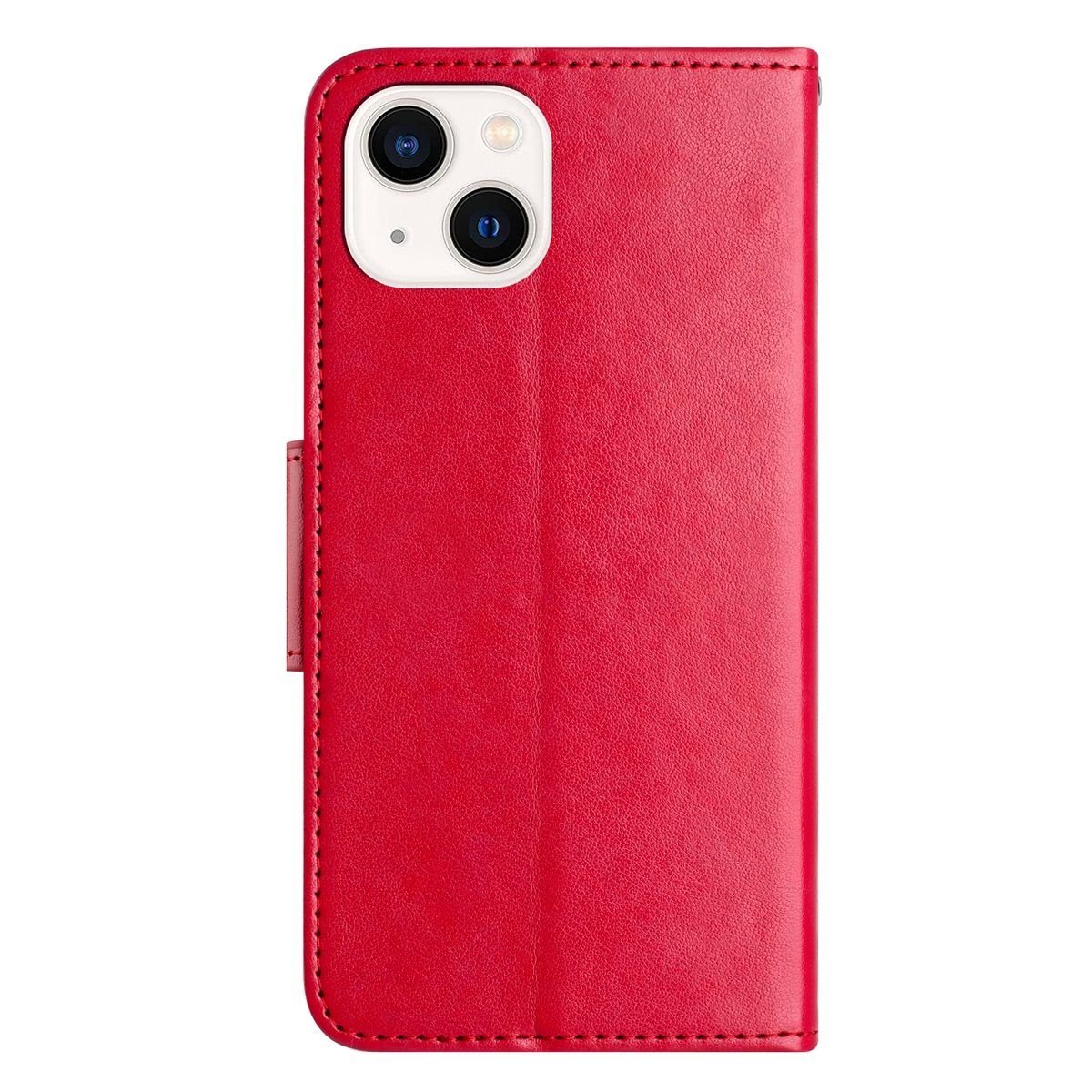 König Design Handyhülle Apple iPhone 15, Schutzhülle Schutztasche Case Cover Etuis Wallet Klapptasche Bookstyle