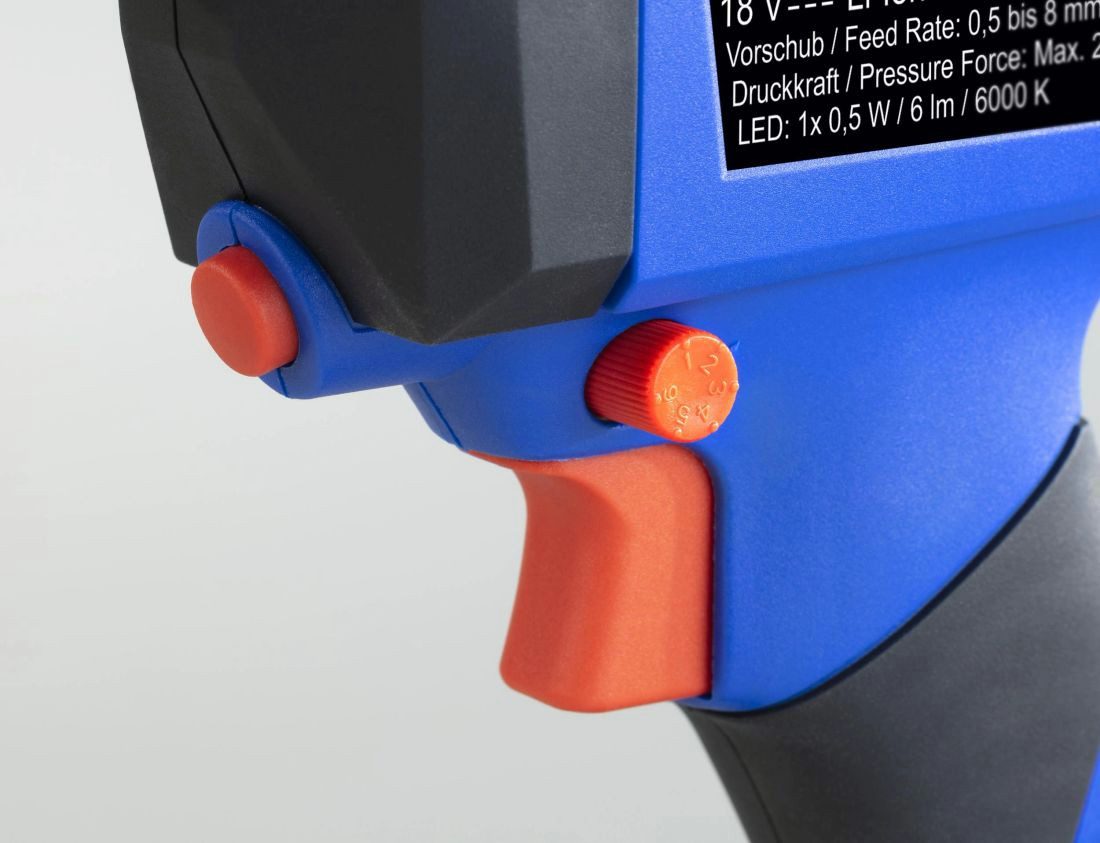 Westfalia Werkzeug Akku-Kartuschenpistole Akku Kartuschenpistole 18 Volt Li-Ion AKP2-18 - ohne Akku und, Ladegerät -