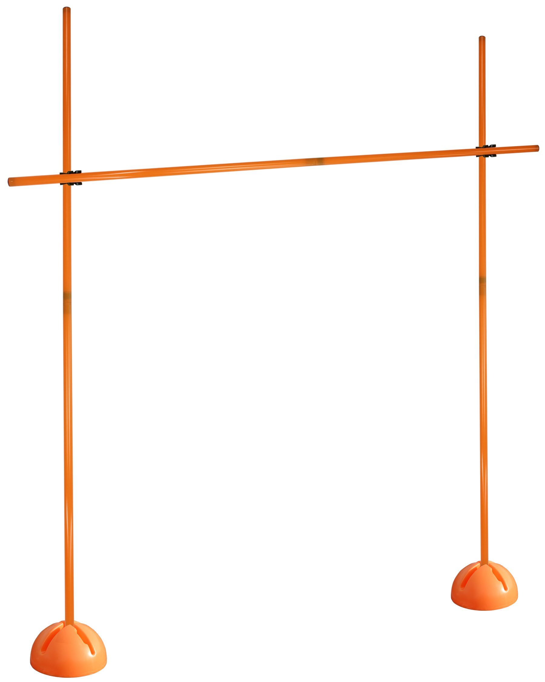 SPORTIKEL24 Hürde X-Fuß Перешкодиset mit Stange 180 cm Farbe Orange, Leichte Montage