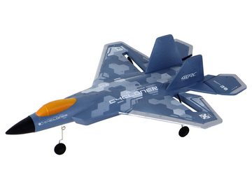 LEAN Toys Spielzeug-Auto Flugzeug Ferngesteuert RC Flieger Spielzeug Fliegen Beleuchtung