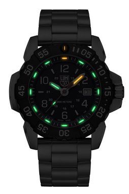 Luminox Taucheruhr für Navy Seal Schwarz/Rot