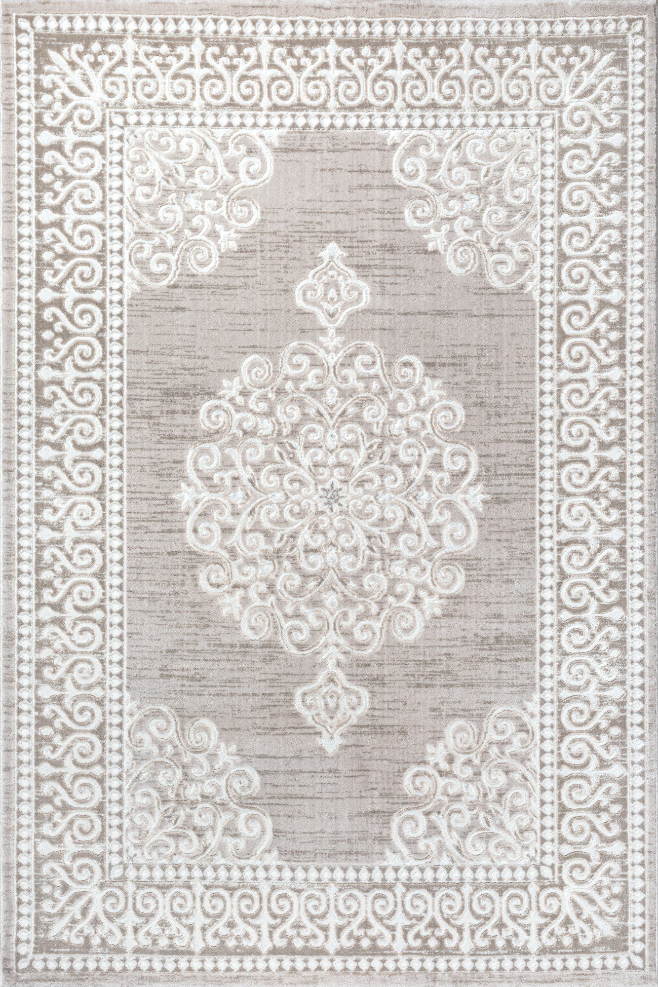 Sanat Teppich Harmony 3204, auch als Läufer und rund, rechteckig, Höhe: 12 mm, Wohnzimmer, Kurzflor, modern, Orient Optik, Schlafzimmer