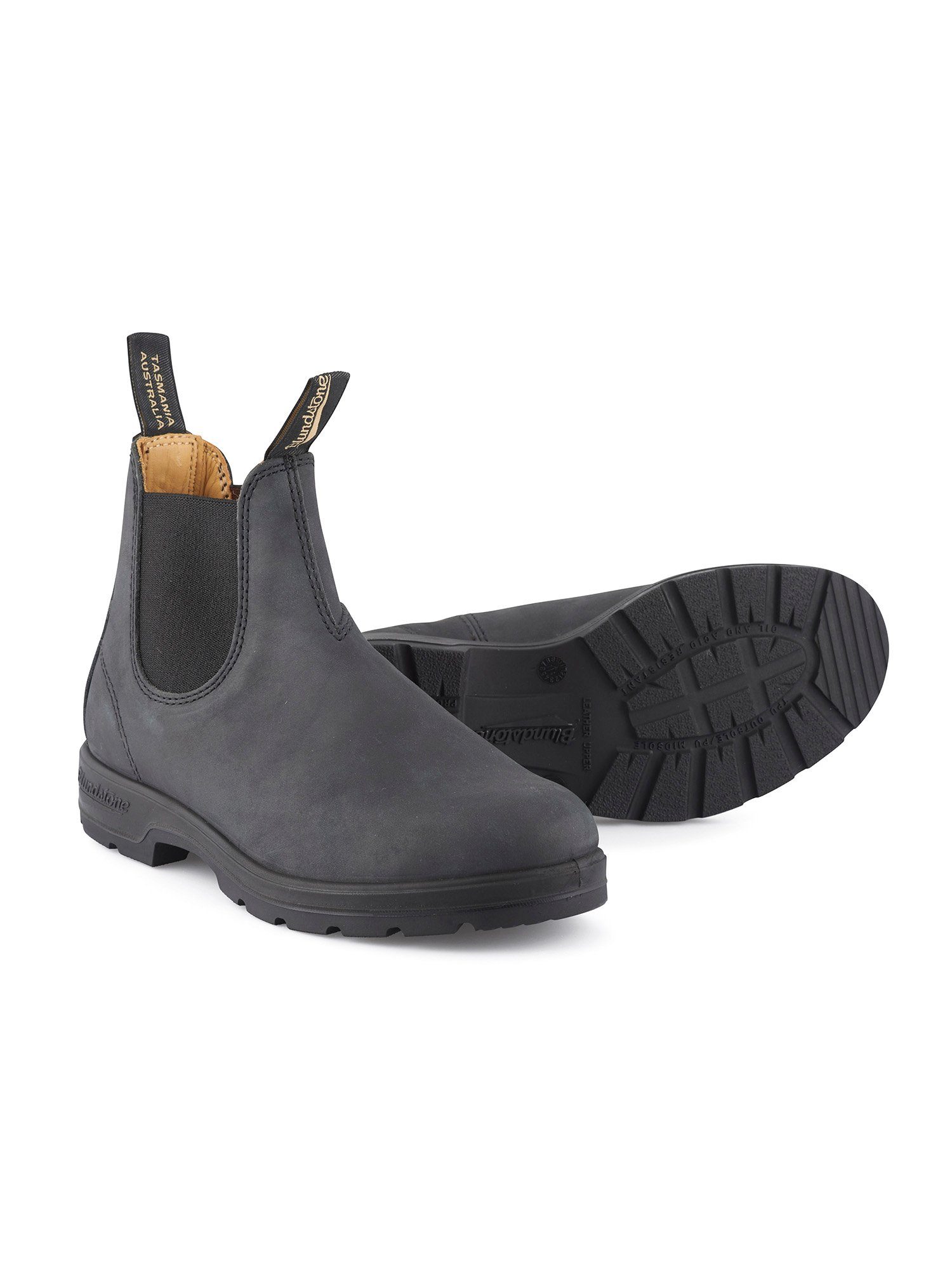 Blundstone Premium Leather Lines Series 587 Chelseaboots rustic black