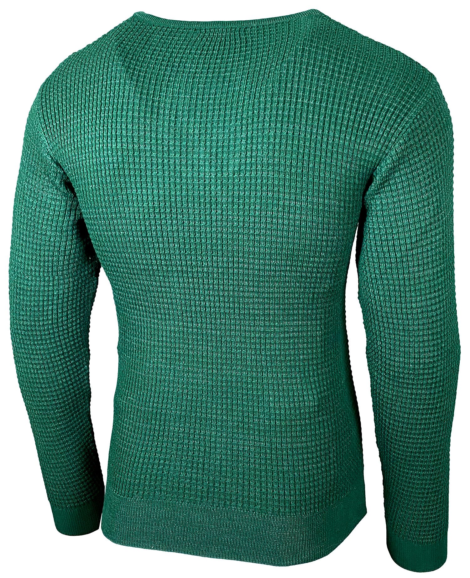 Baxboy Strickpullover Baxboy Herren Pullover Rundkragen Moderner Feinstrick Pulli B-52132