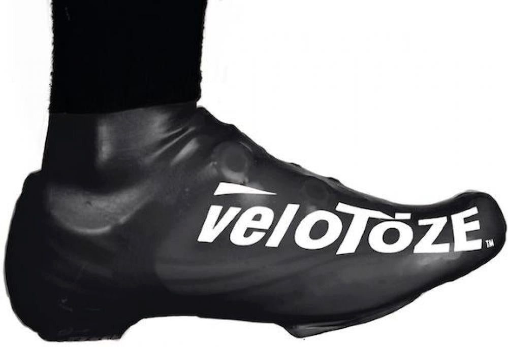 Velotoze VeloToze Überschuh 2.0 kurz schwarz L/XL - wasserdichter Aero-Überschu Fahrradschuh