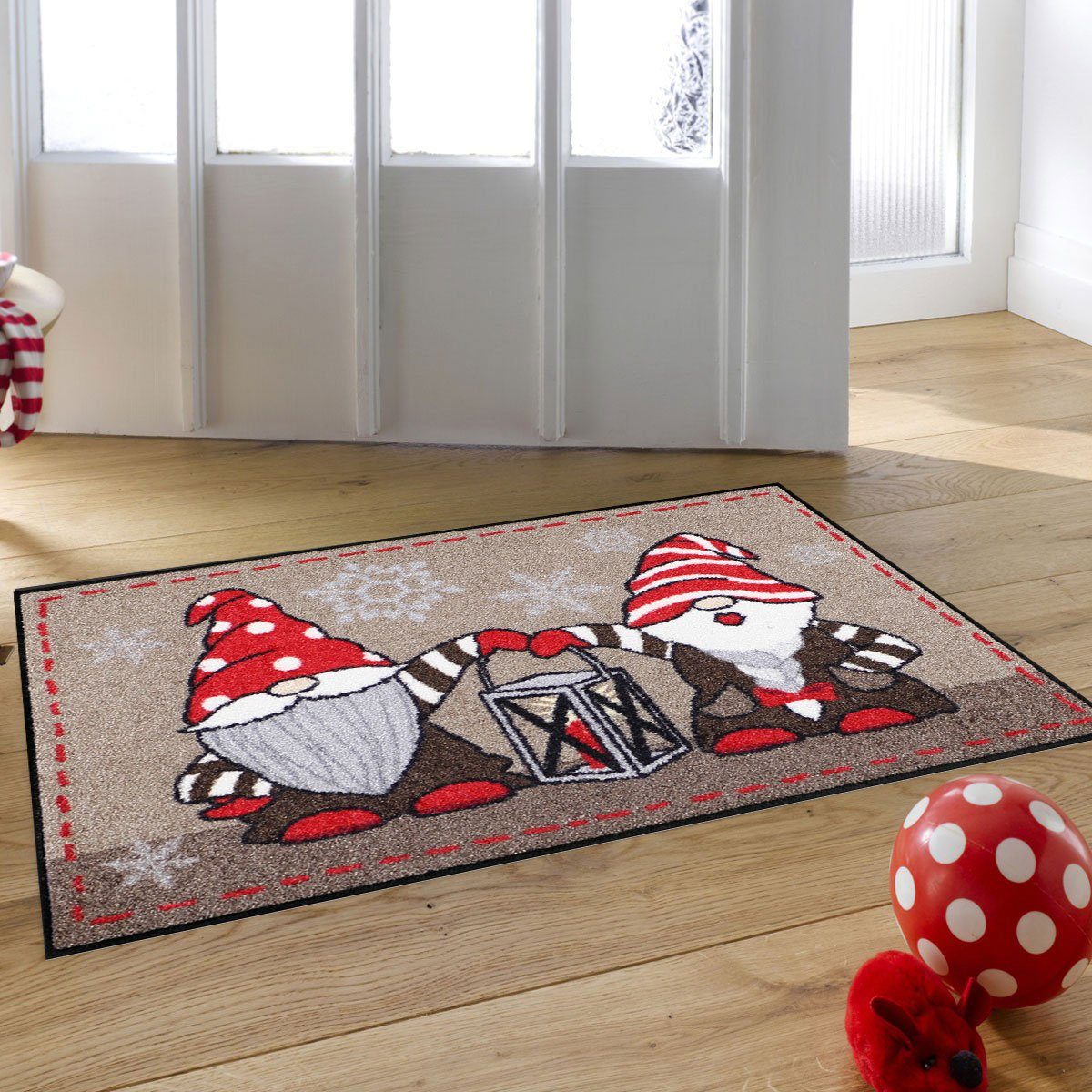 Salonloewe Fußmatte Fußmatte 50x75 Wichtel, Eingangsmatte normal, Höhe: 500 mm