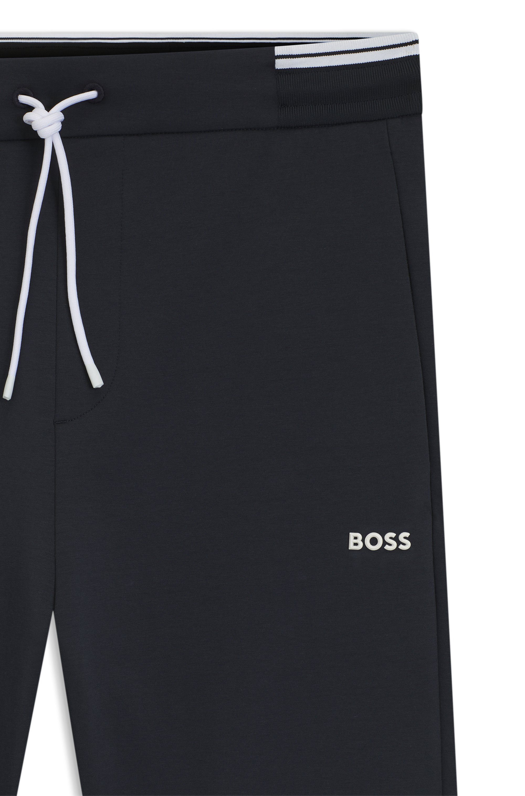 BOSS GREEN Jogginghose Pants Zone Regular fit, Tunnelzug, Mittlere Bundhöhe Trainingshose Sweathose