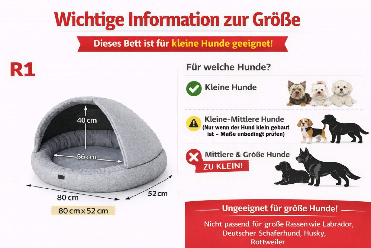 Hobbydog Hundehütte Hundehütte Hundehöhle Hundekorb Katzehütte Hundebett Ka günstig online kaufen
