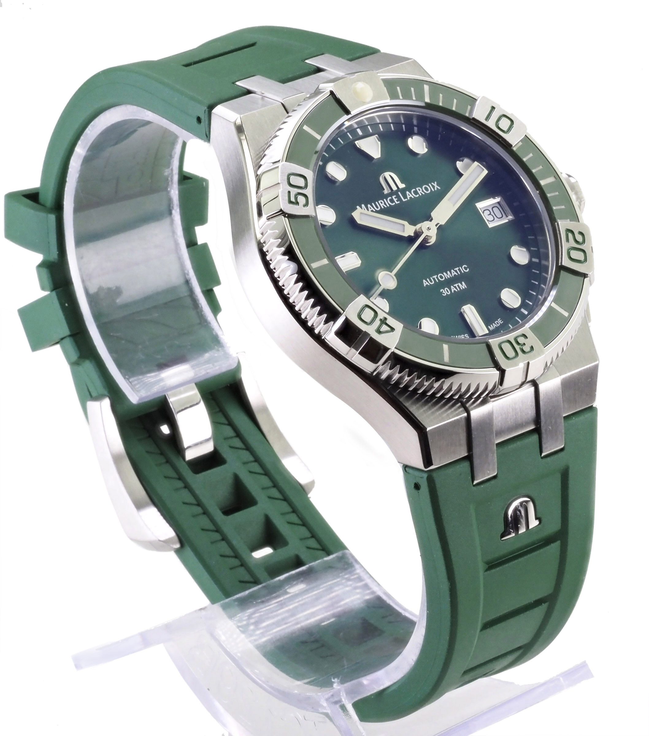 MAURICE LACROIX Schweizer Uhr 39 mm Ø Aikon Venturer Automatik AI6057-SSL50-630-5 Aikon Venturer, 30 ATM Waterresistant