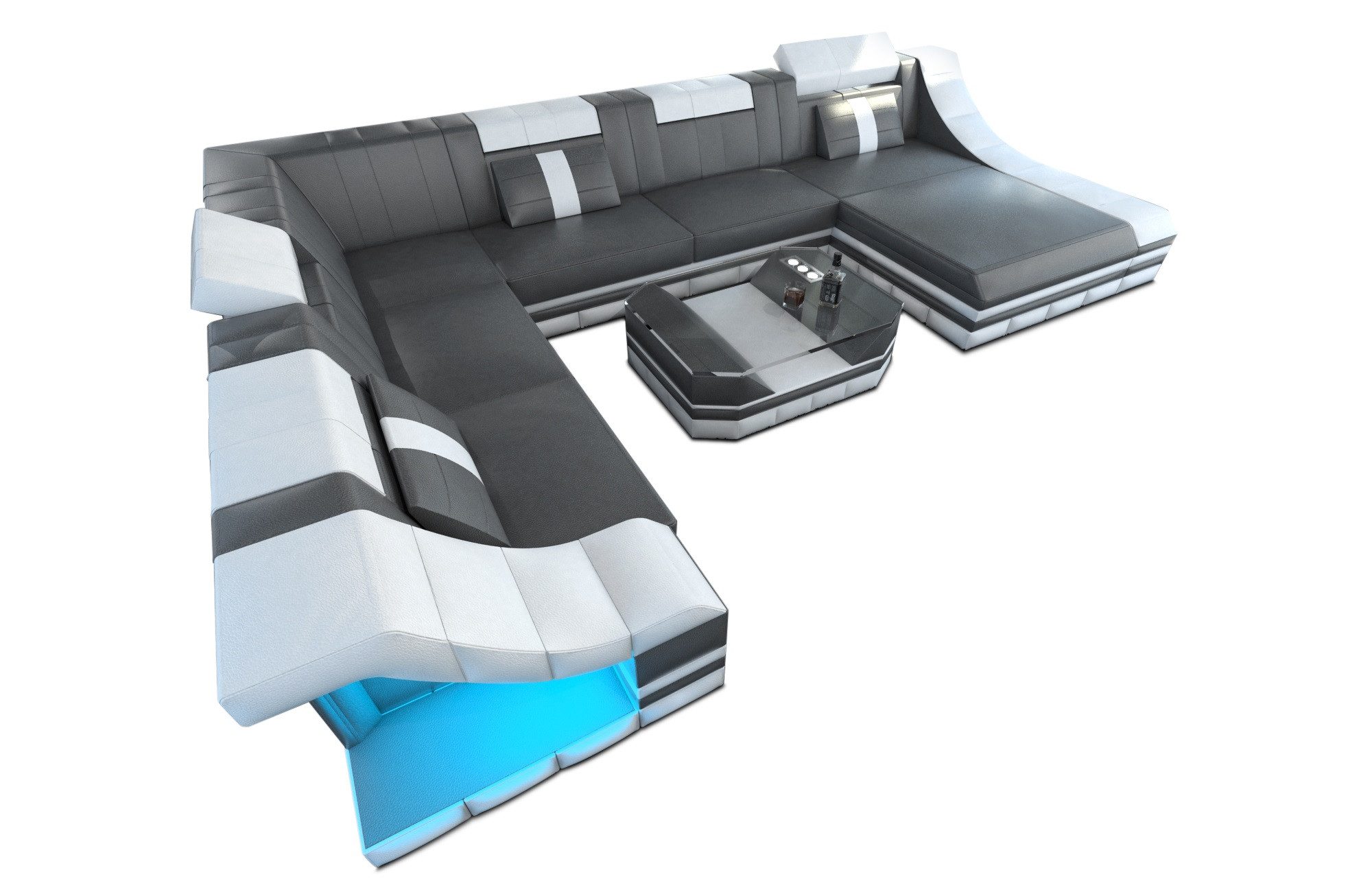 Sofa Dreams Wohnlandschaft Ledercouch Sofa Leder günstig online kaufen