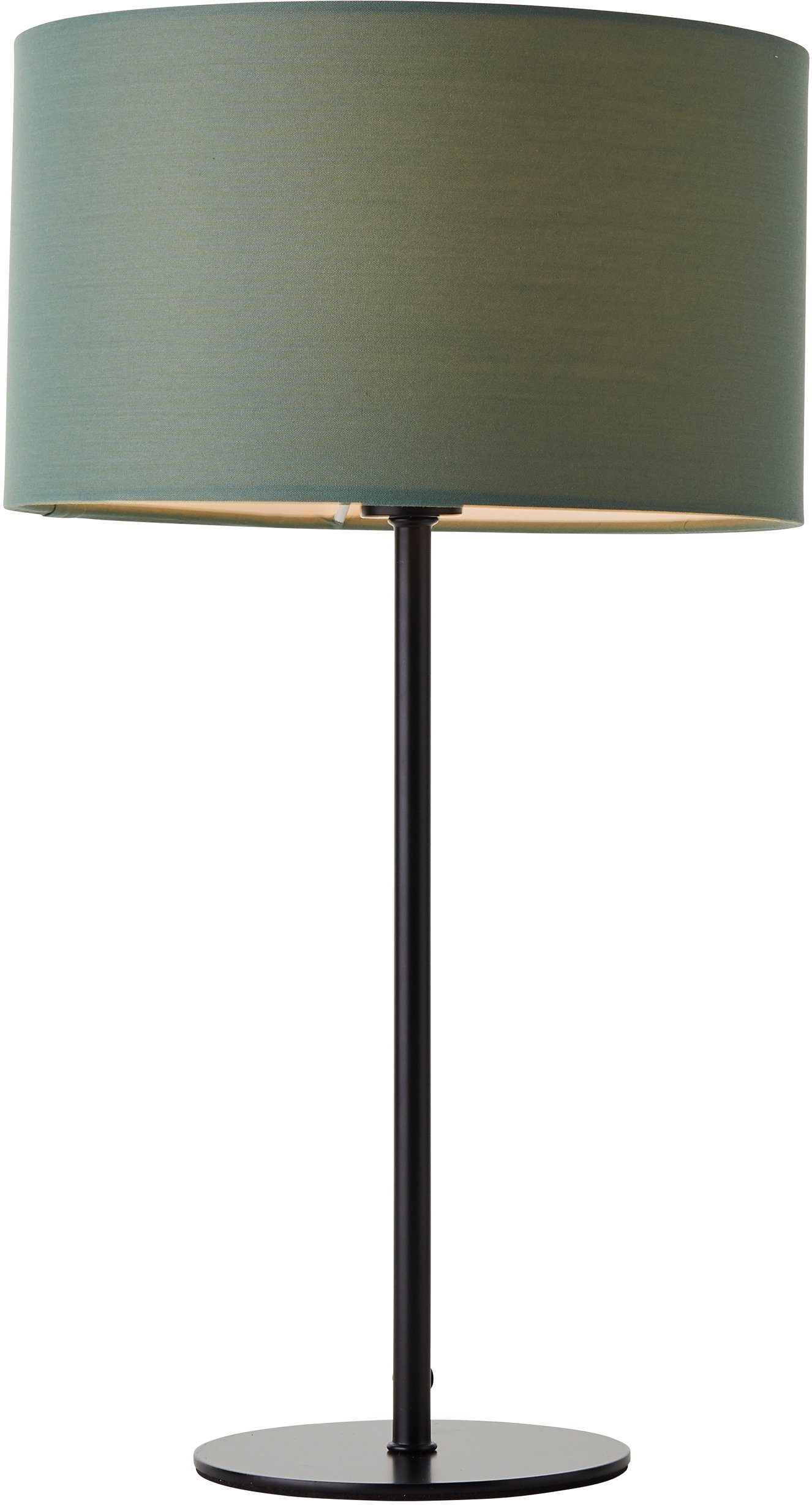 jade Ø Elijah, Style Places Textilschirm of 20cm Tischleuchte mit Tischlampe Leuchtmittel, Schreibtischlampe ohne