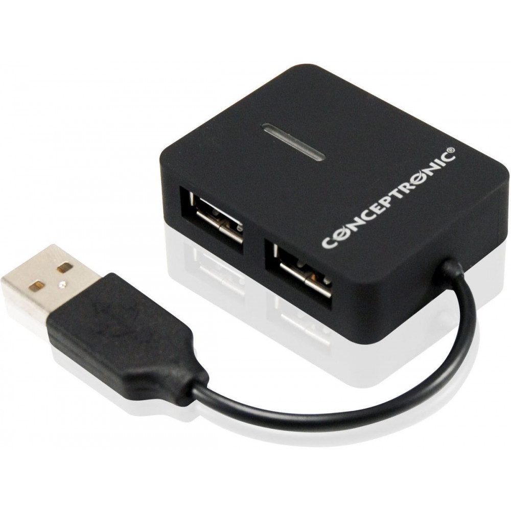 Conceptronic C4PUSB2 USB 2.0 4-Port Hub USB-Adapter