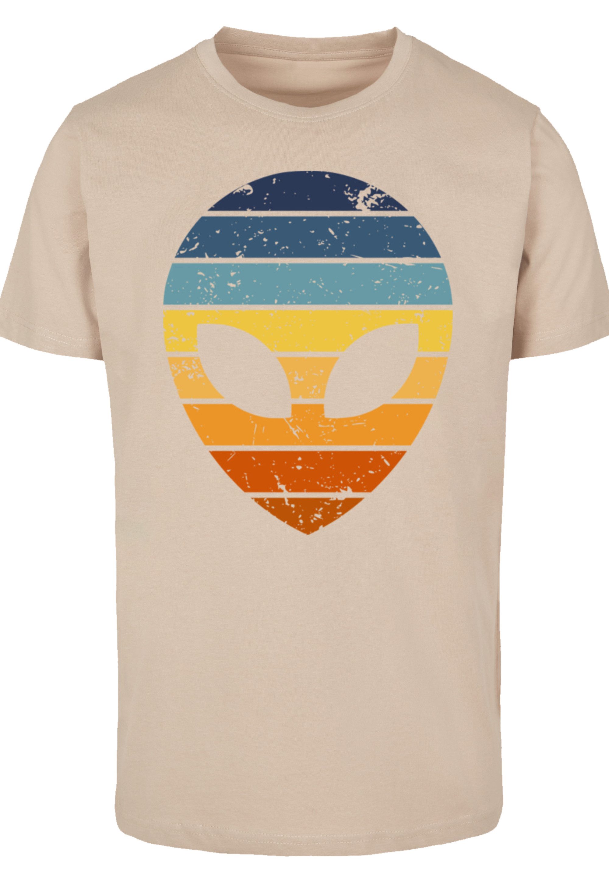 F4NT4STIC T-Shirt Alien Sonnenuntergang Retro Premium günstig online kaufen