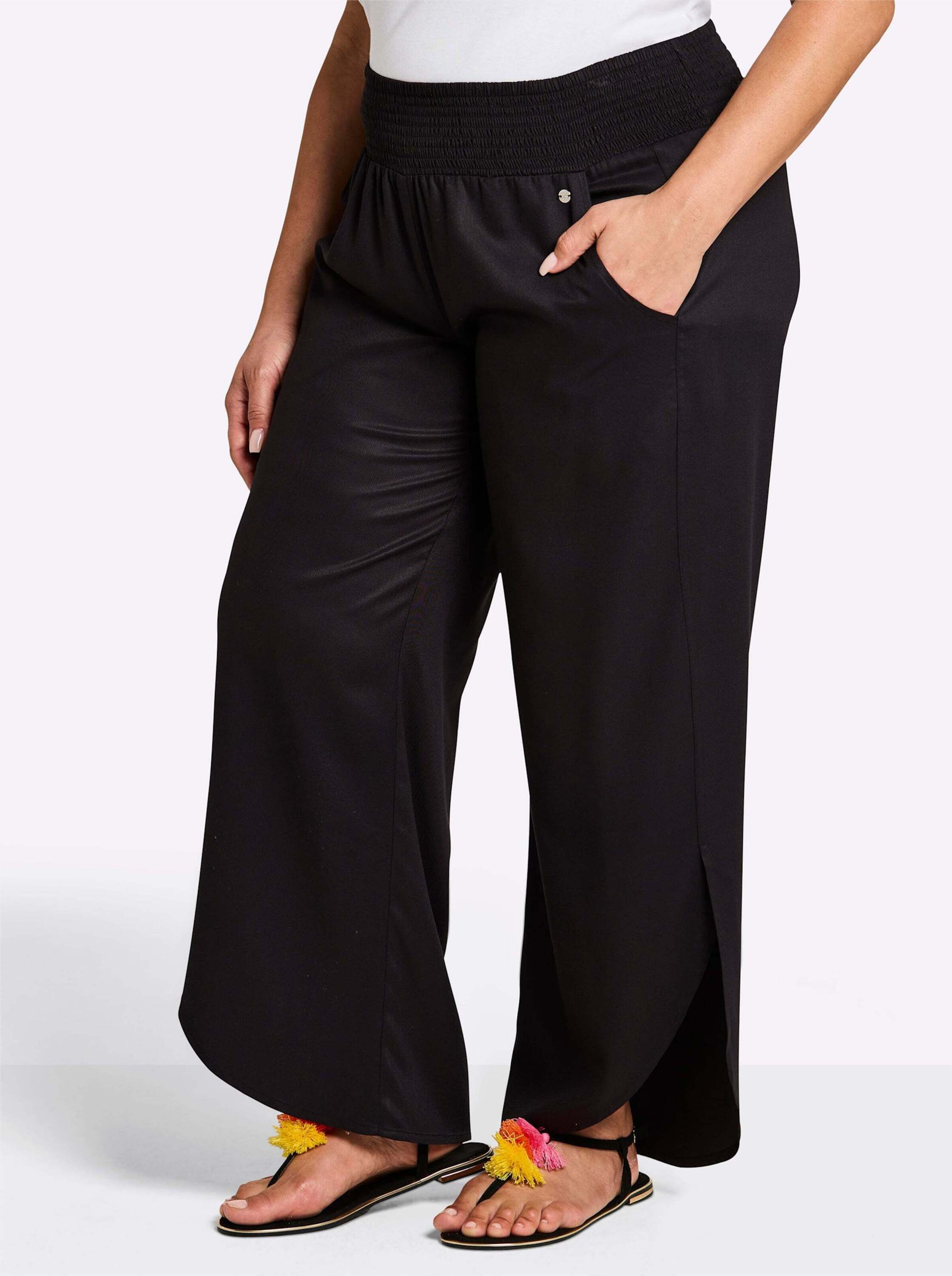Sheego Strandkleid Web-Hose normal