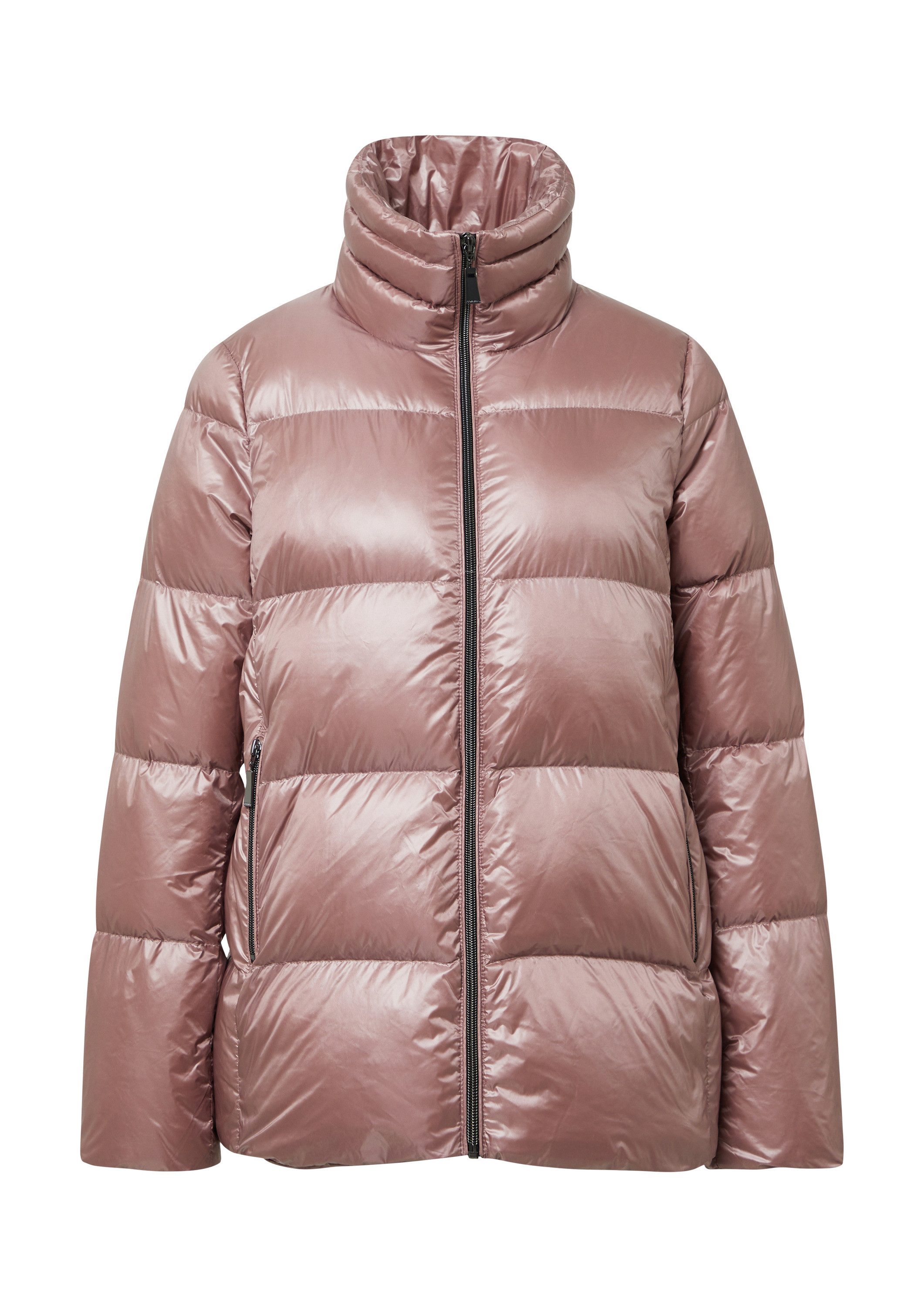 comma Winterjacke Outdoor-Jacke Schimmernde Daunenjacke mit Stehkragen günstig online kaufen